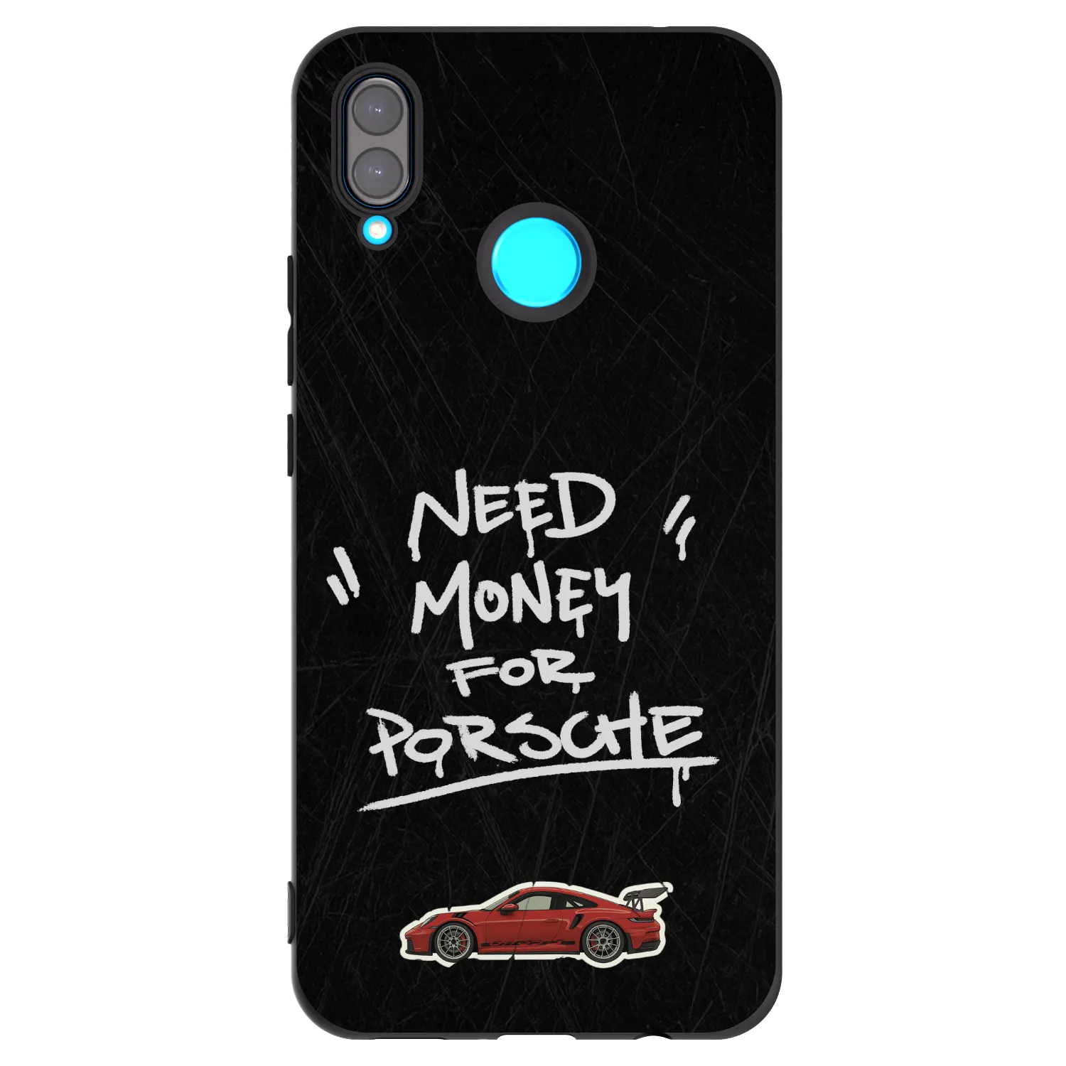 Picasee fekete szilikon tok az alábbi mobiltelefonokra Huawei Nova 3i - Dark Racer