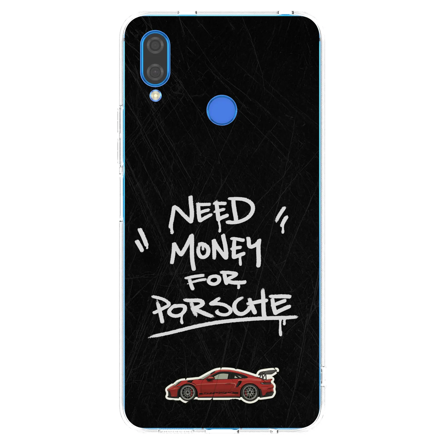 Picasee átlátszó szilikon tok az alábbi mobiltelefonokra Huawei Nova 3i - Dark Racer