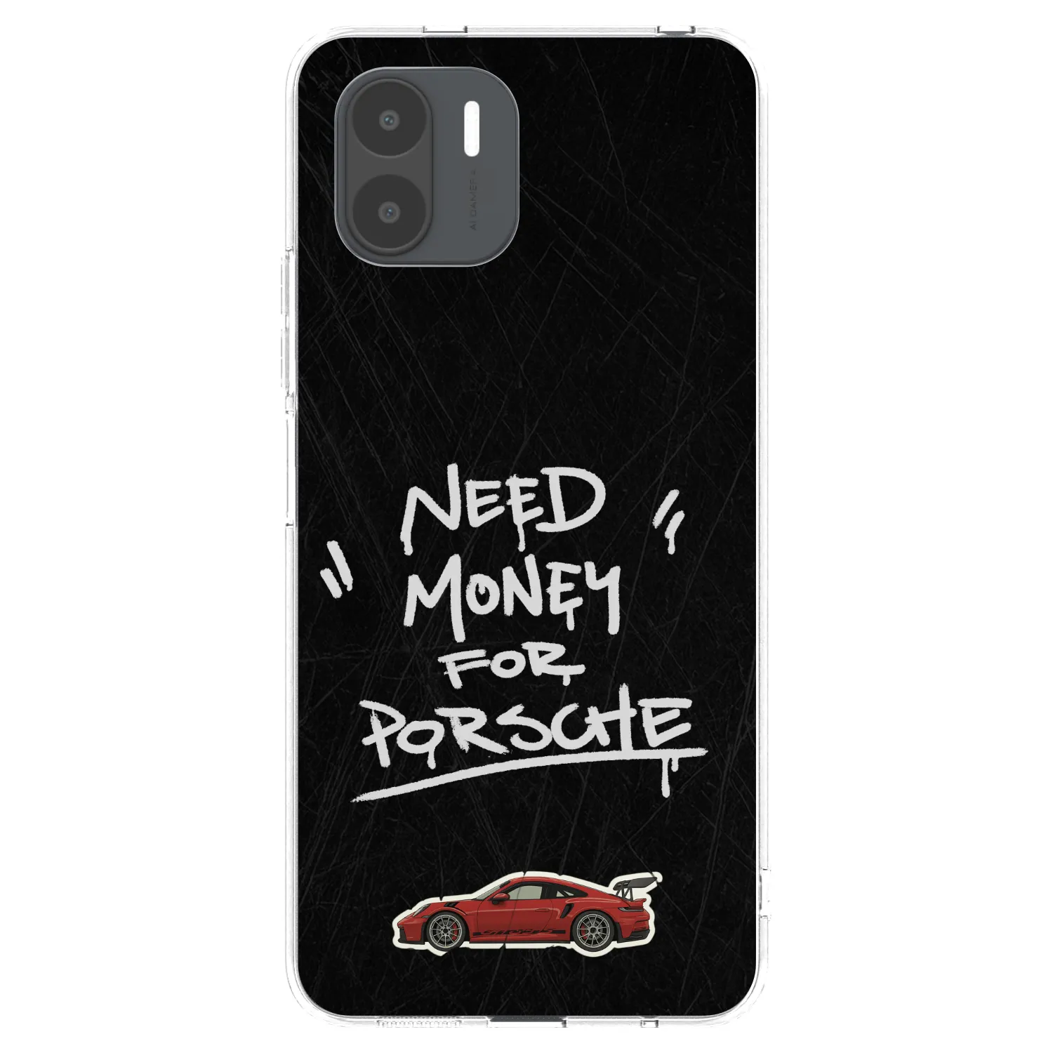 Picasee átlátszó szilikon tok az alábbi mobiltelefonokra Xiaomi Redmi A2 - Dark Racer