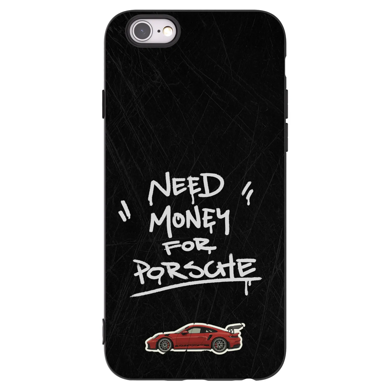 Picasee fekete szilikon tok az alábbi mobiltelefonokra Apple iPhone 6/6S - Dark Racer