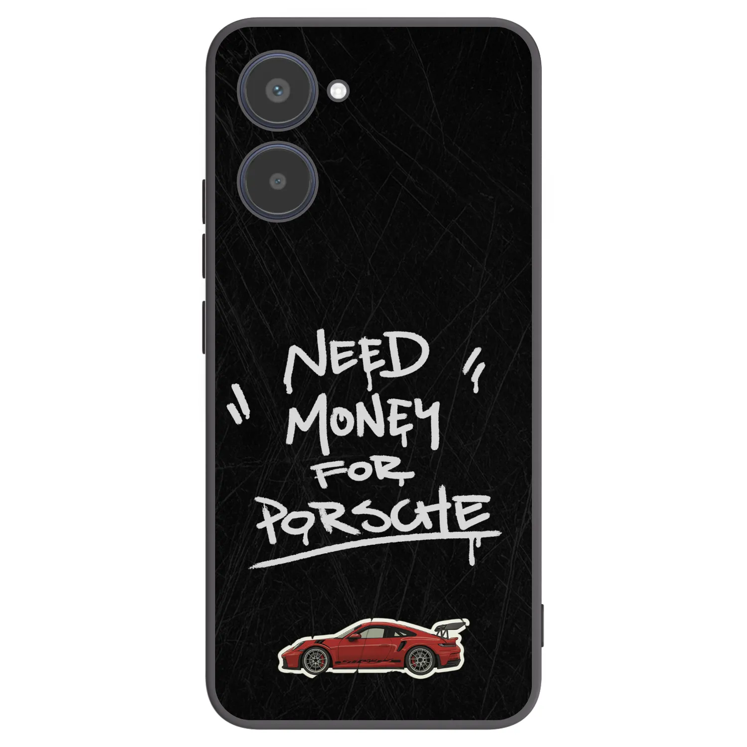 Picasee fekete szilikon tok az alábbi mobiltelefonokra Realme 10 4G - Dark Racer