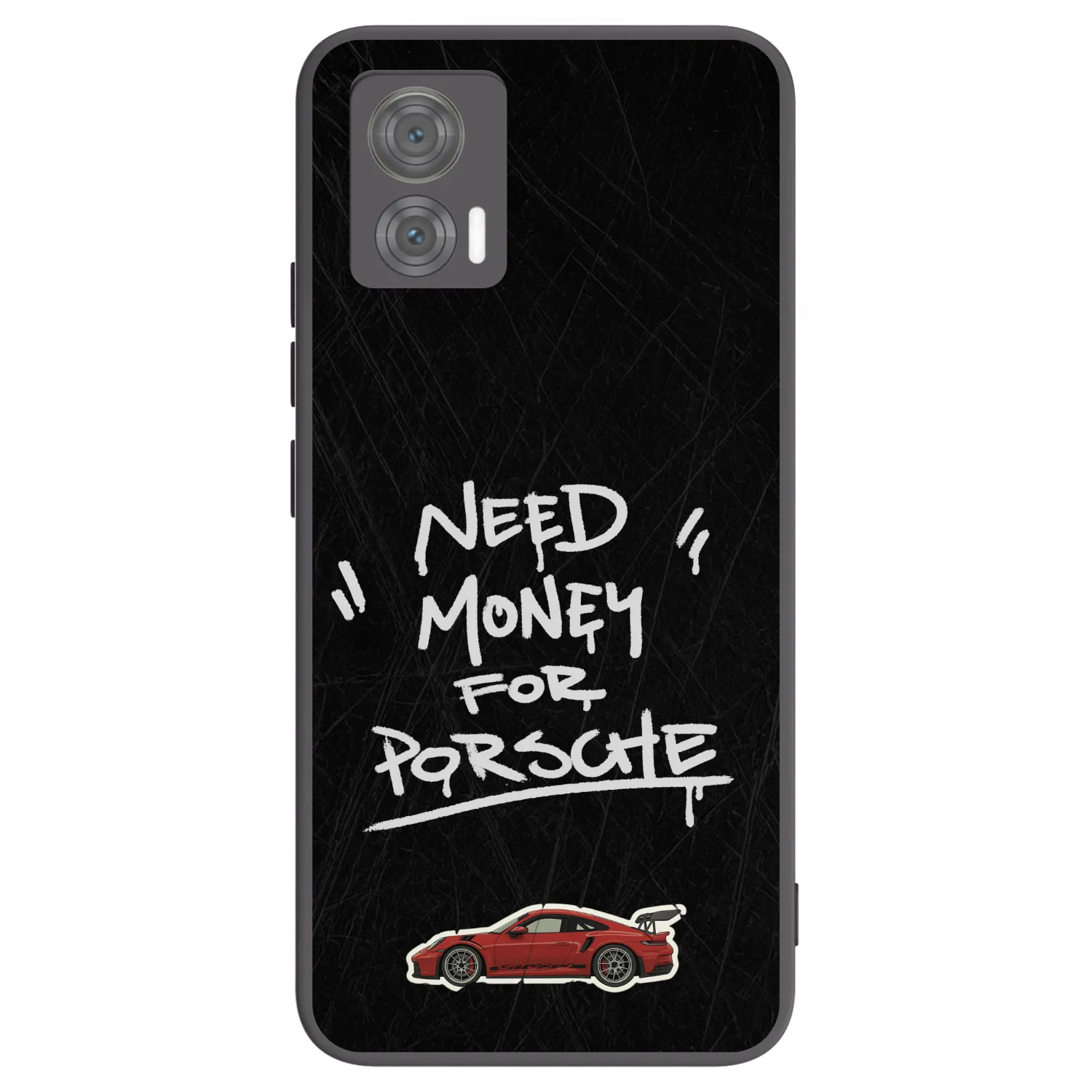Picasee fekete szilikon tok az alábbi mobiltelefonokra Motorola Edge 30 Neo - Dark Racer