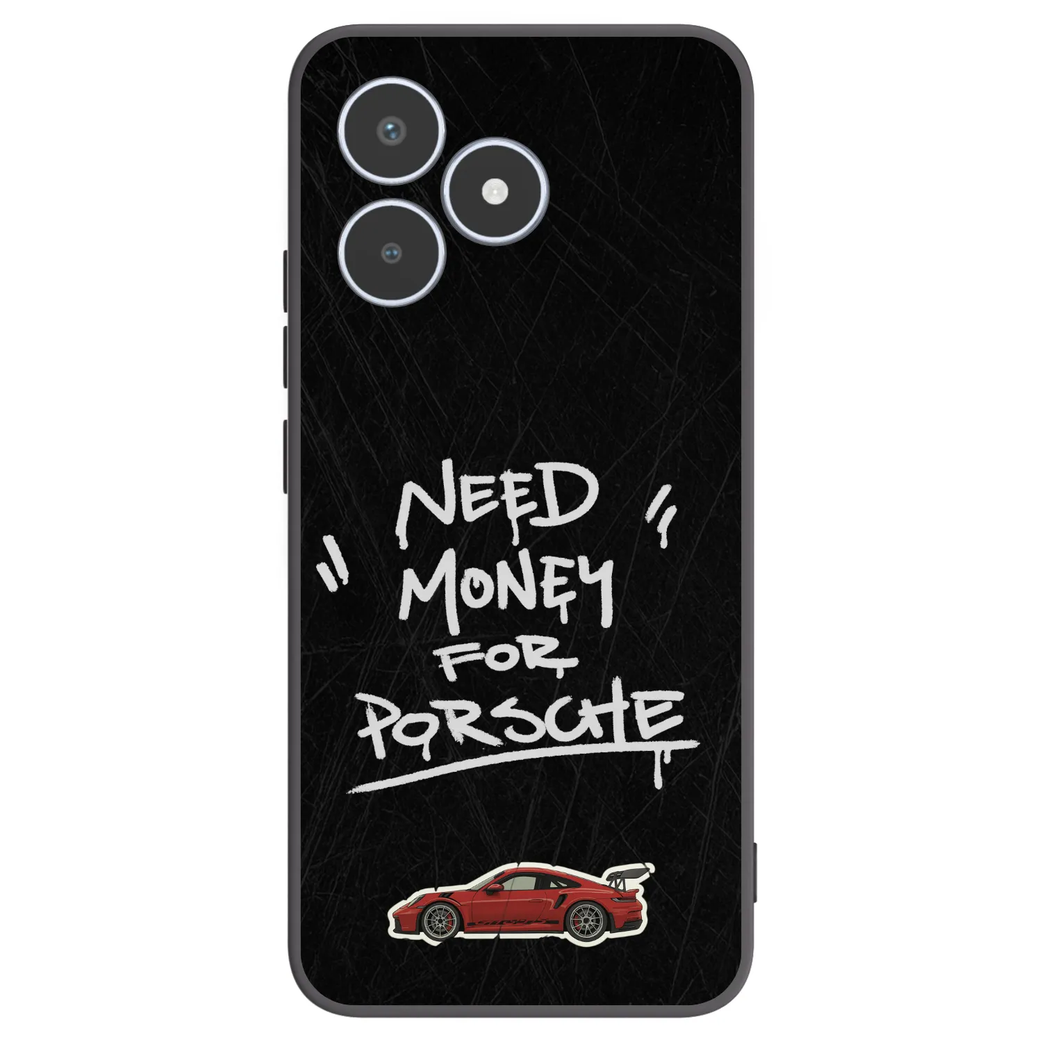Picasee fekete szilikon tok az alábbi mobiltelefonokra Realme C53 - Dark Racer