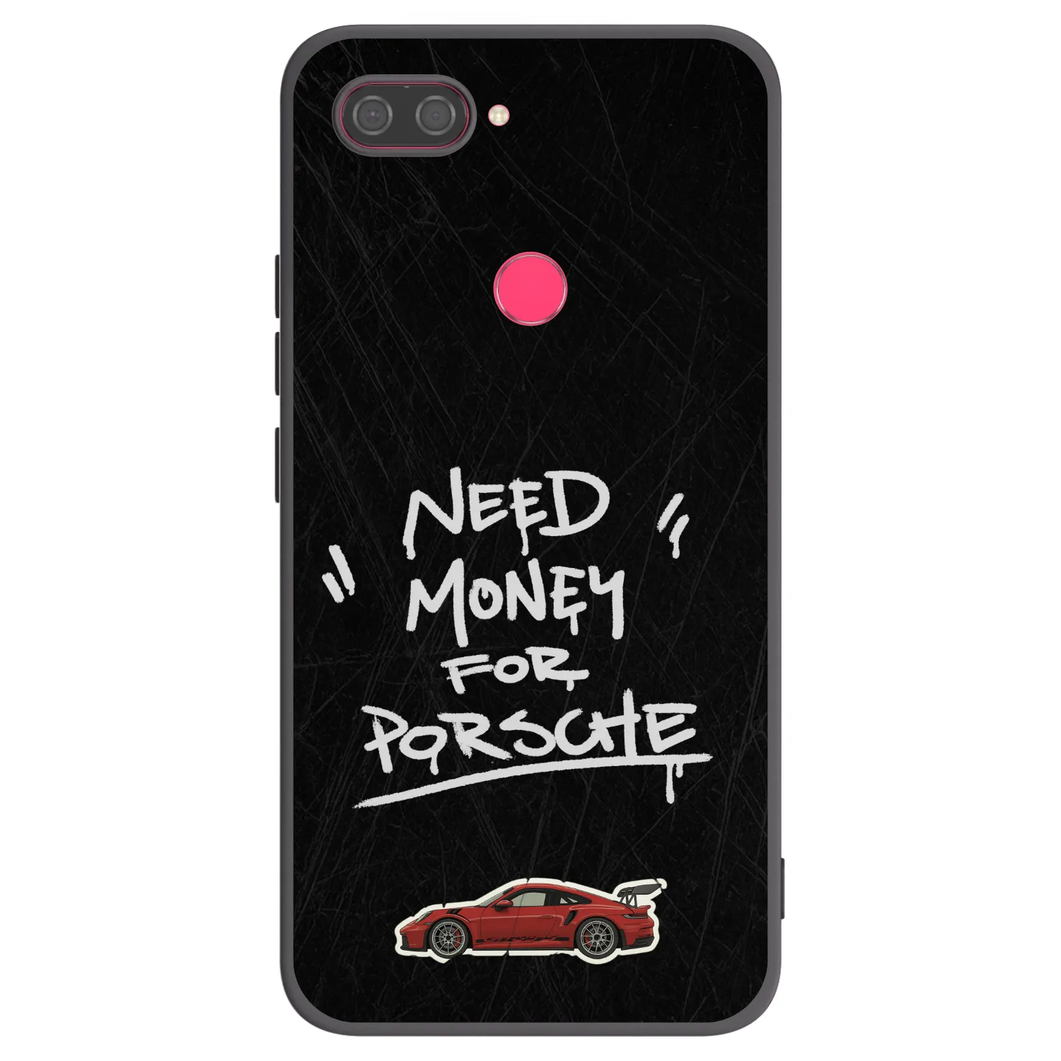 Picasee fekete szilikon tok az alábbi mobiltelefonokra Xiaomi Mi 8 Lite - Dark Racer