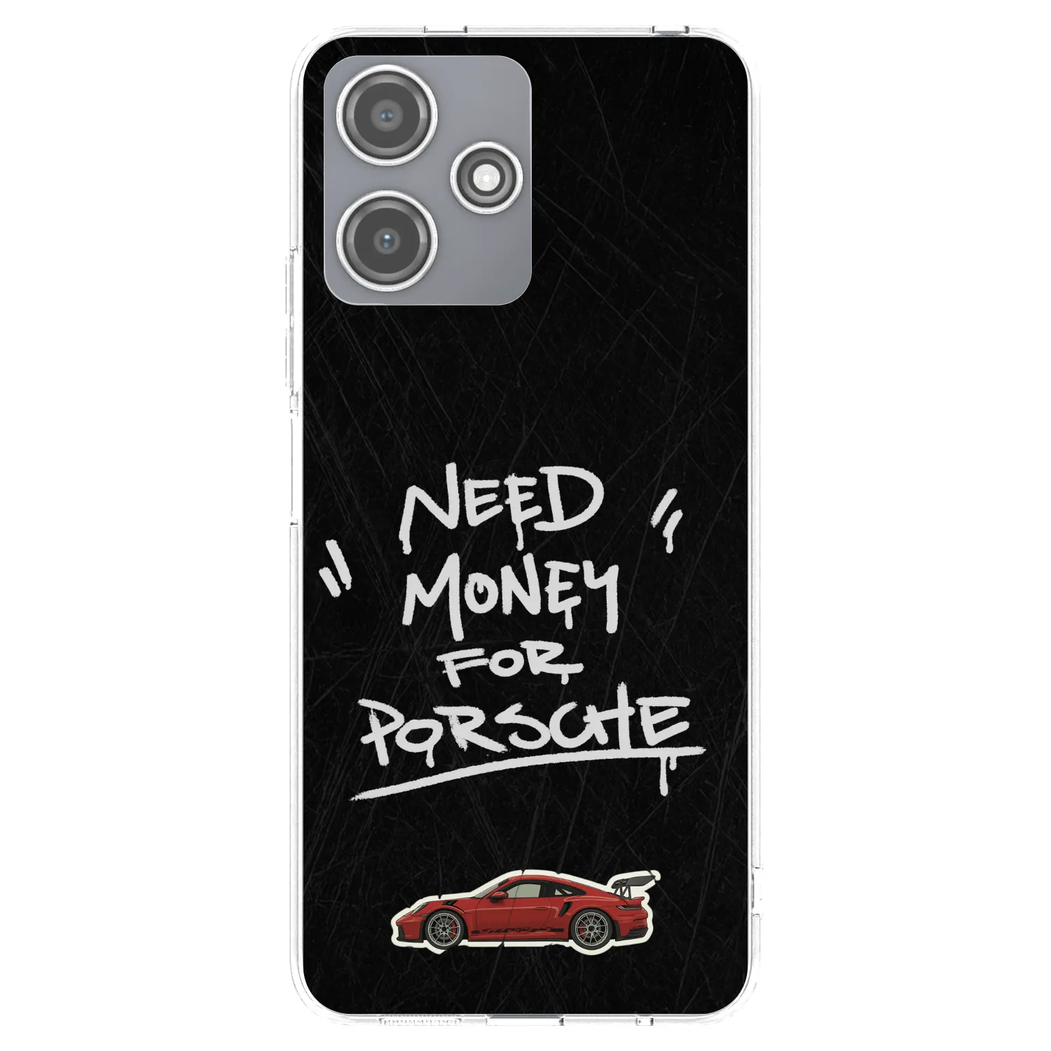 Picasee átlátszó szilikon tok az alábbi mobiltelefonokra Xiaomi Redmi 12 5G - Dark Racer