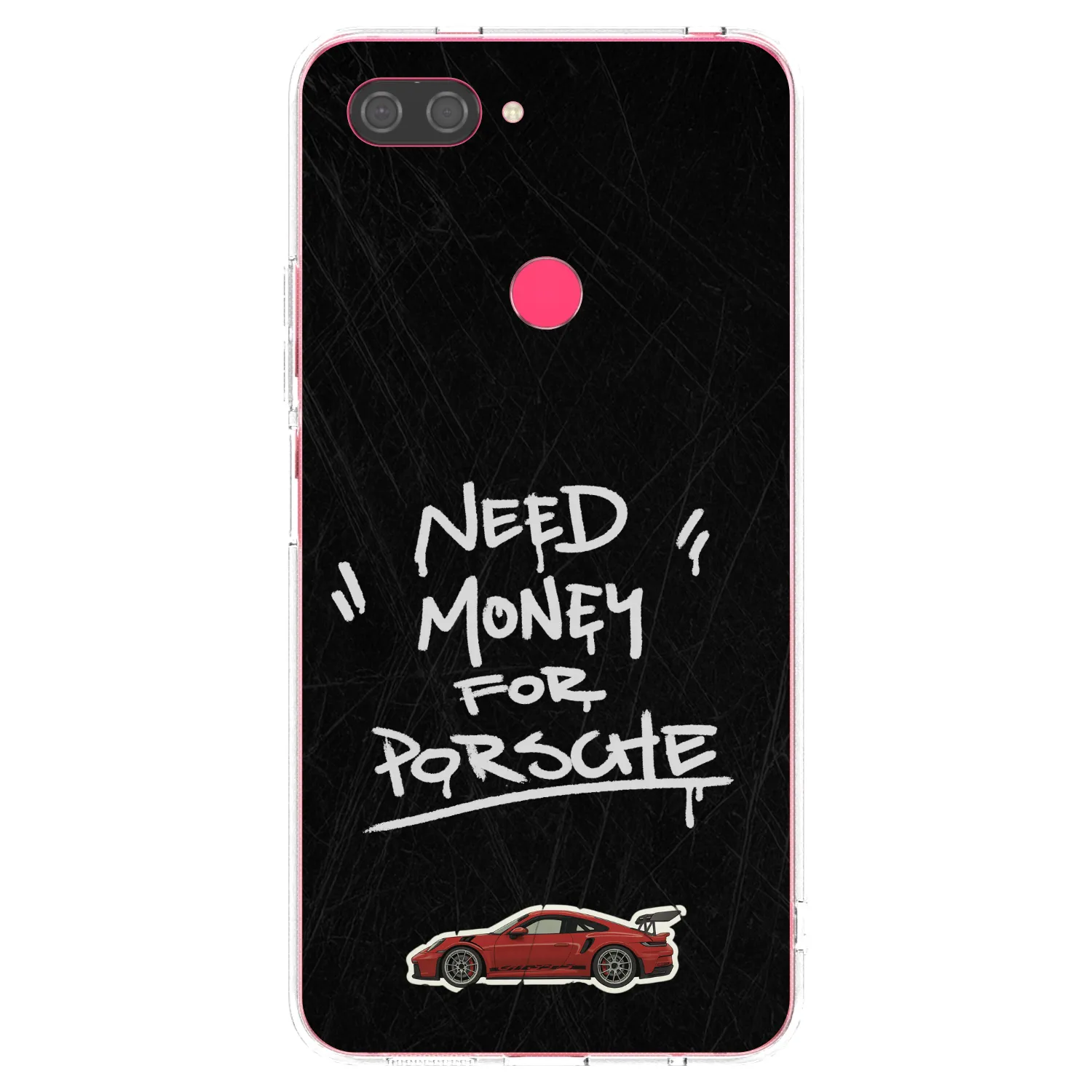 Picasee átlátszó szilikon tok az alábbi mobiltelefonokra Xiaomi Mi 8 Lite - Dark Racer