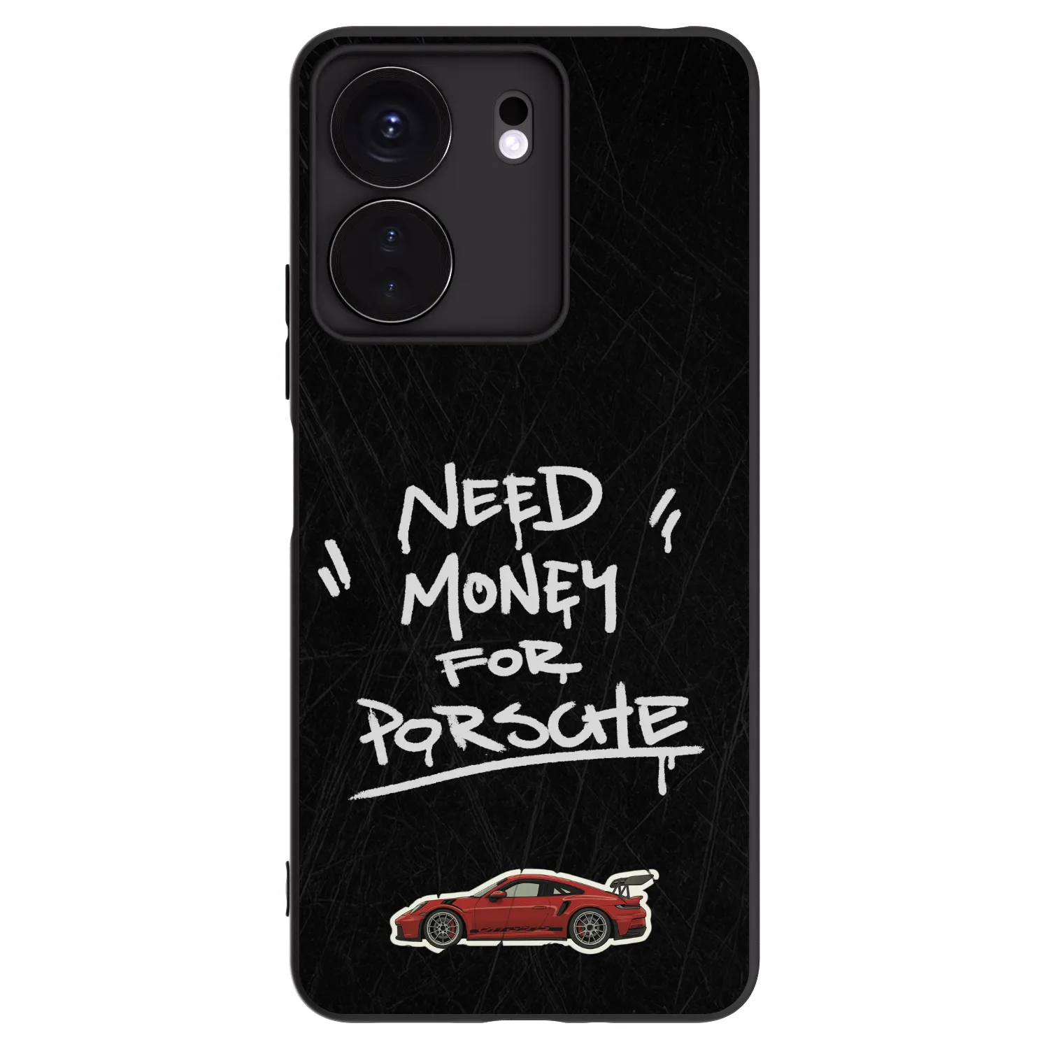 Picasee fekete szilikon tok az alábbi mobiltelefonokra Xiaomi Redmi 13C 4G - Dark Racer