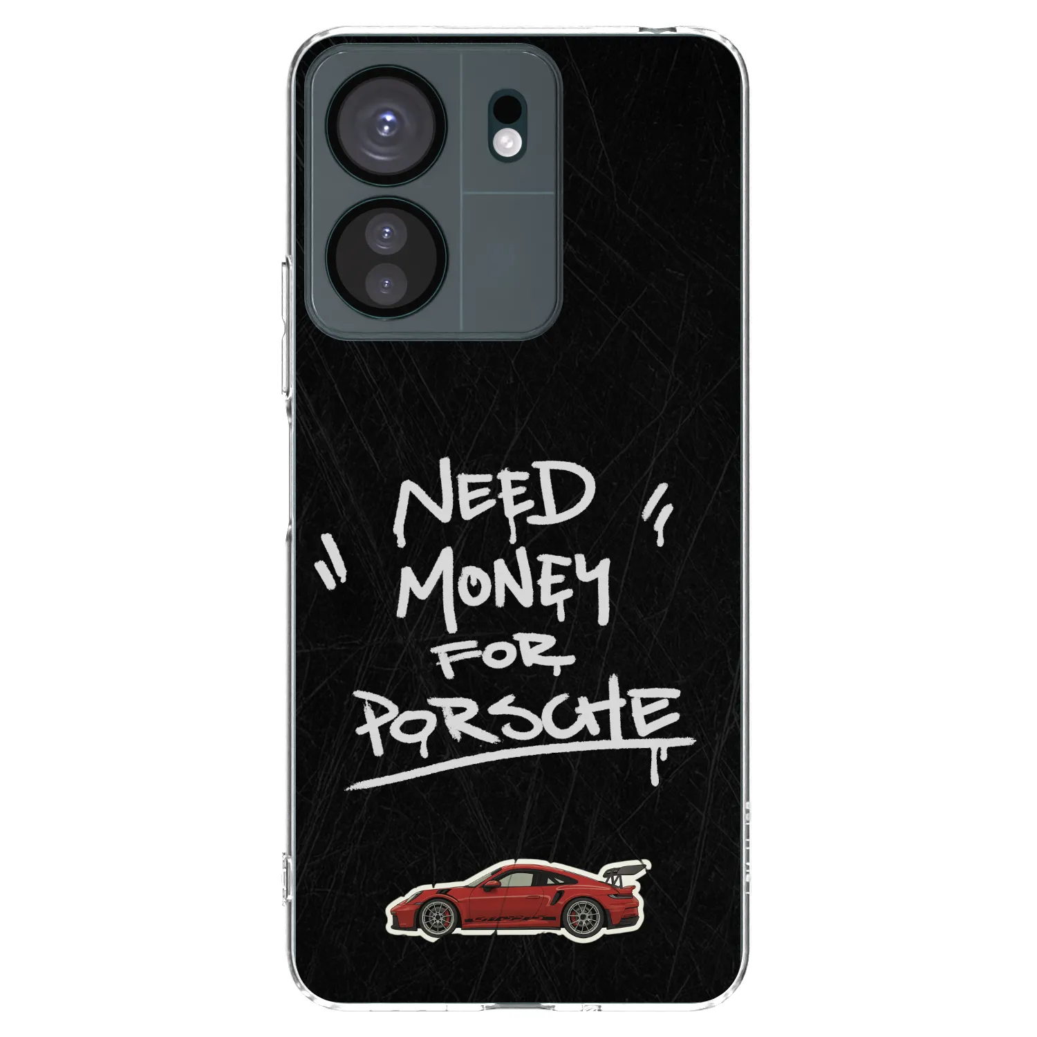 Picasee átlátszó szilikon tok az alábbi mobiltelefonokra Xiaomi Redmi 13C 4G - Dark Racer