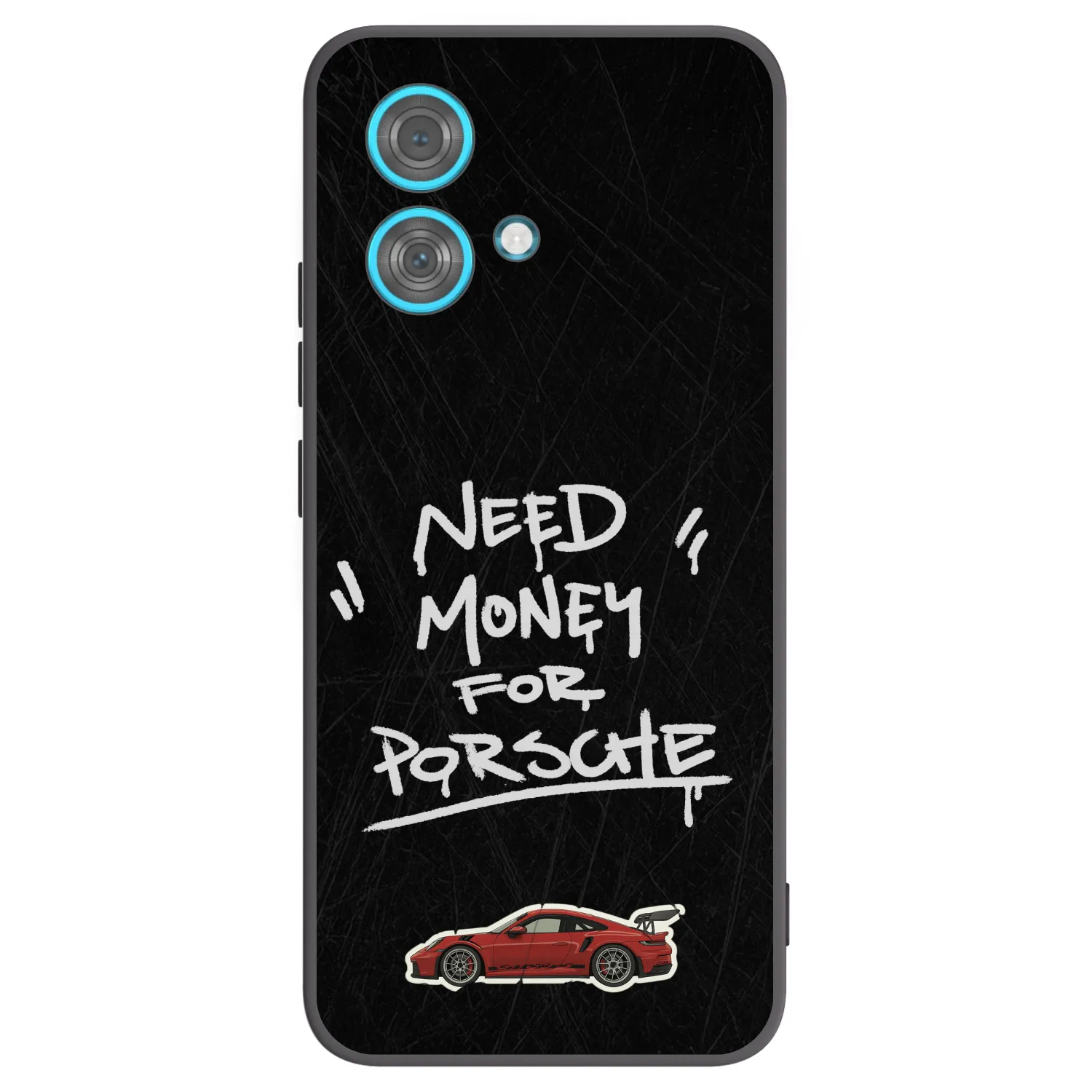 Picasee fekete szilikon tok az alábbi mobiltelefonokra Motorola Edge 40 Neo - Dark Racer