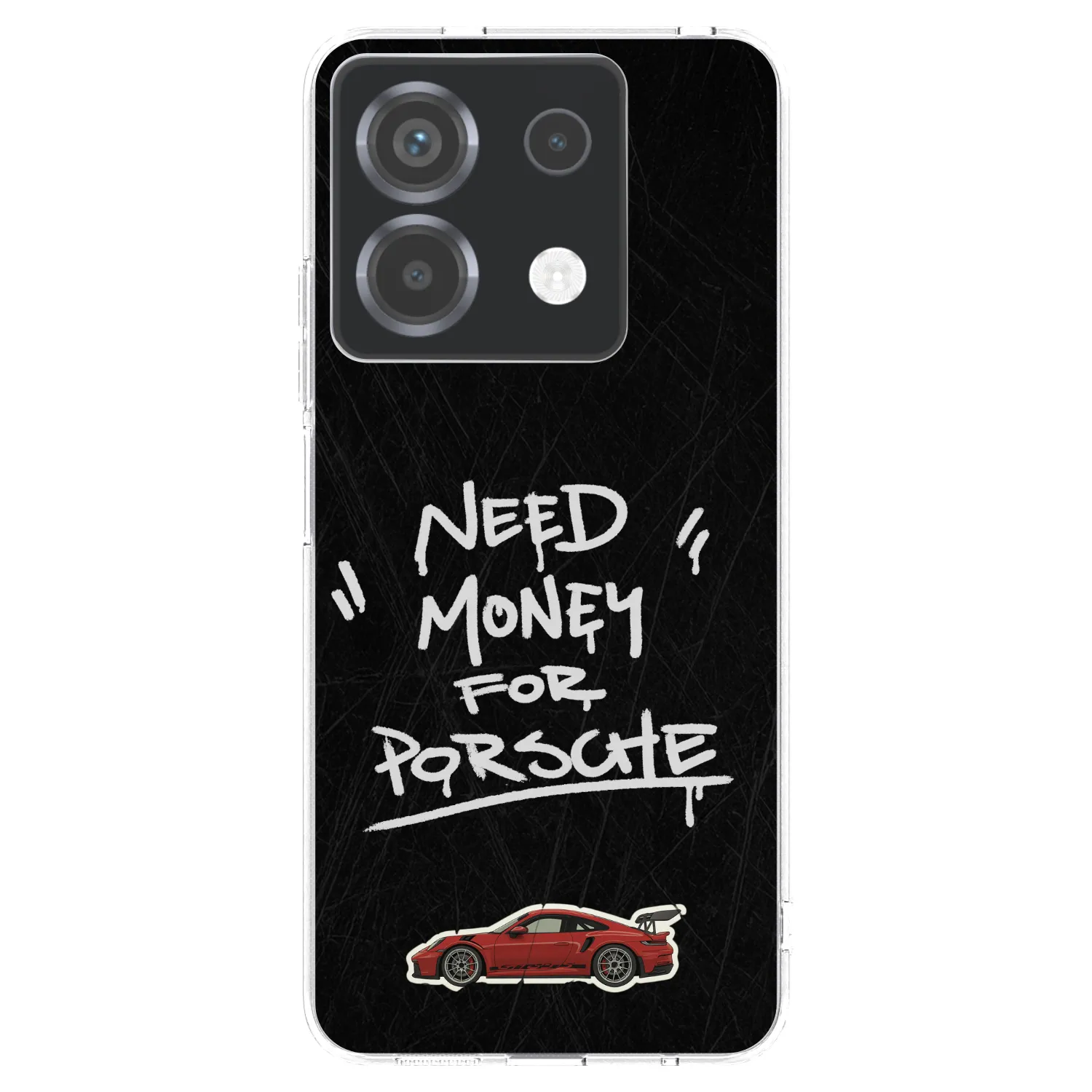 Picasee átlátszó szilikon tok az alábbi mobiltelefonokra Xiaomi Poco X6 - Dark Racer