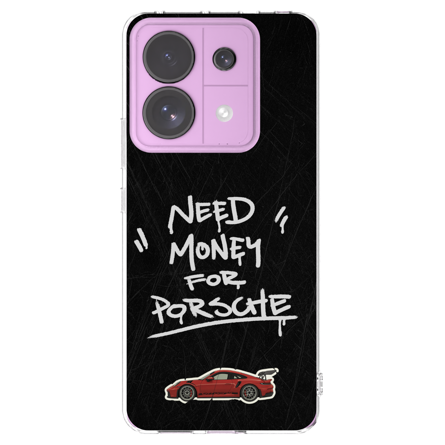 Picasee átlátszó szilikon tok az alábbi mobiltelefonokra Xiaomi Redmi Note 13 Pro 5G - Dark Racer