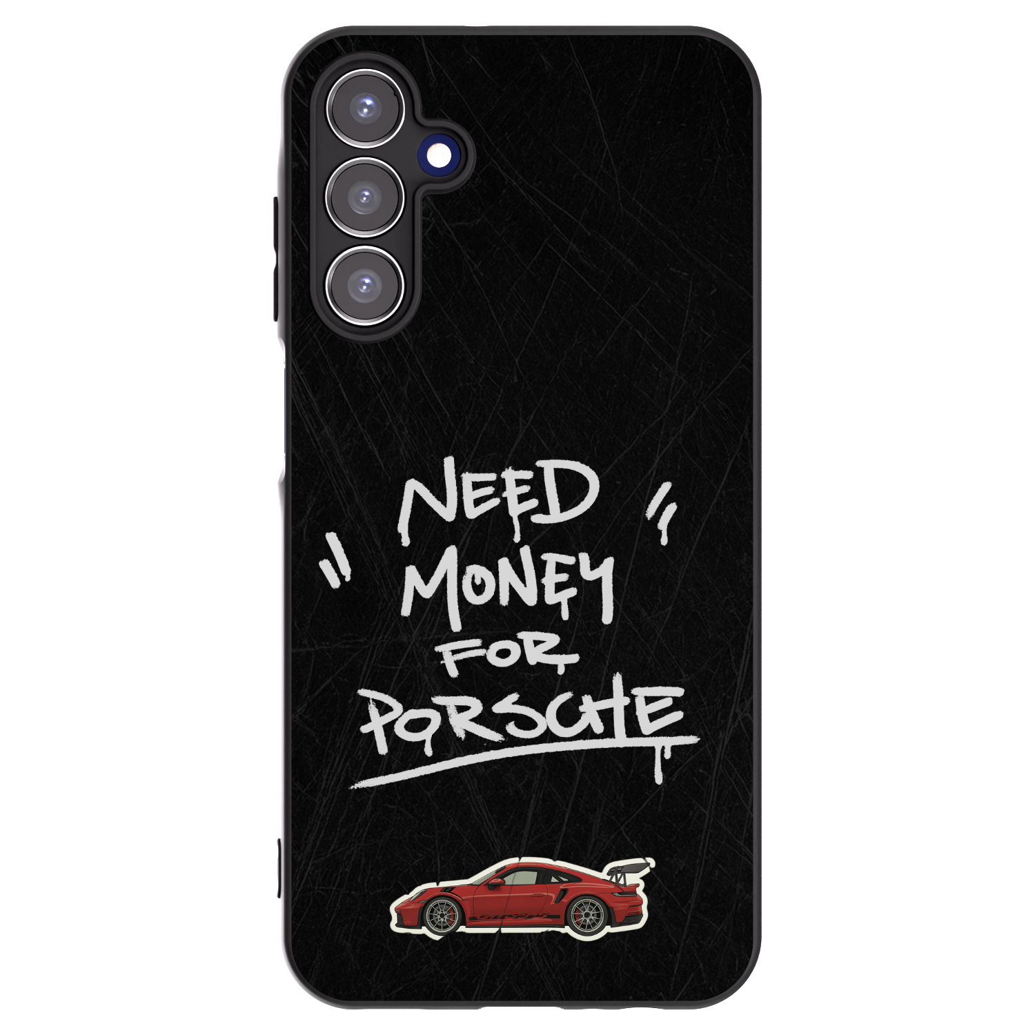 Picasee fekete szilikon tok az alábbi mobiltelefonokra Samsung Galaxy A15 A156B 5G - Dark Racer