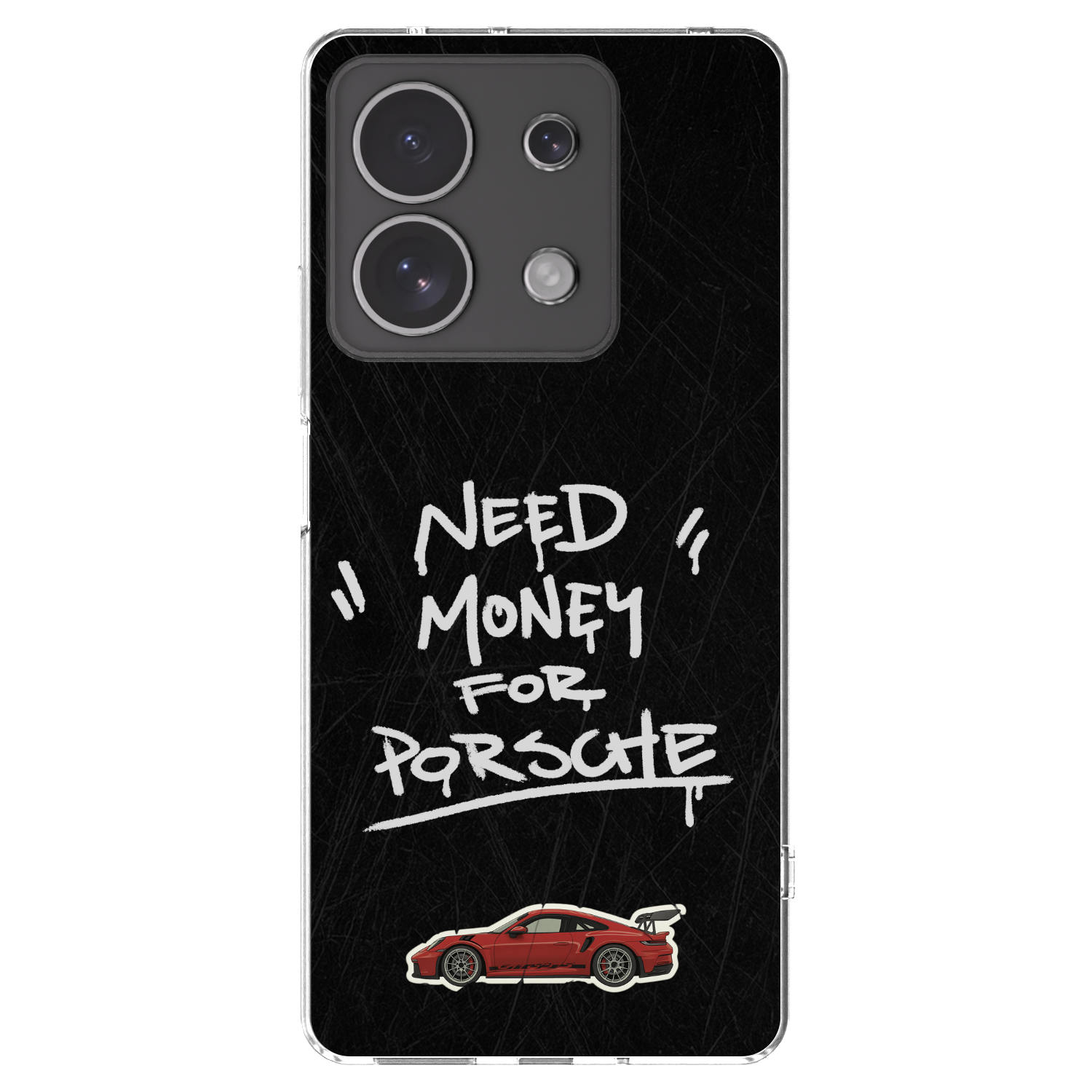 Picasee átlátszó szilikon tok az alábbi mobiltelefonokra Xiaomi Redmi Note 13 4G - Dark Racer
