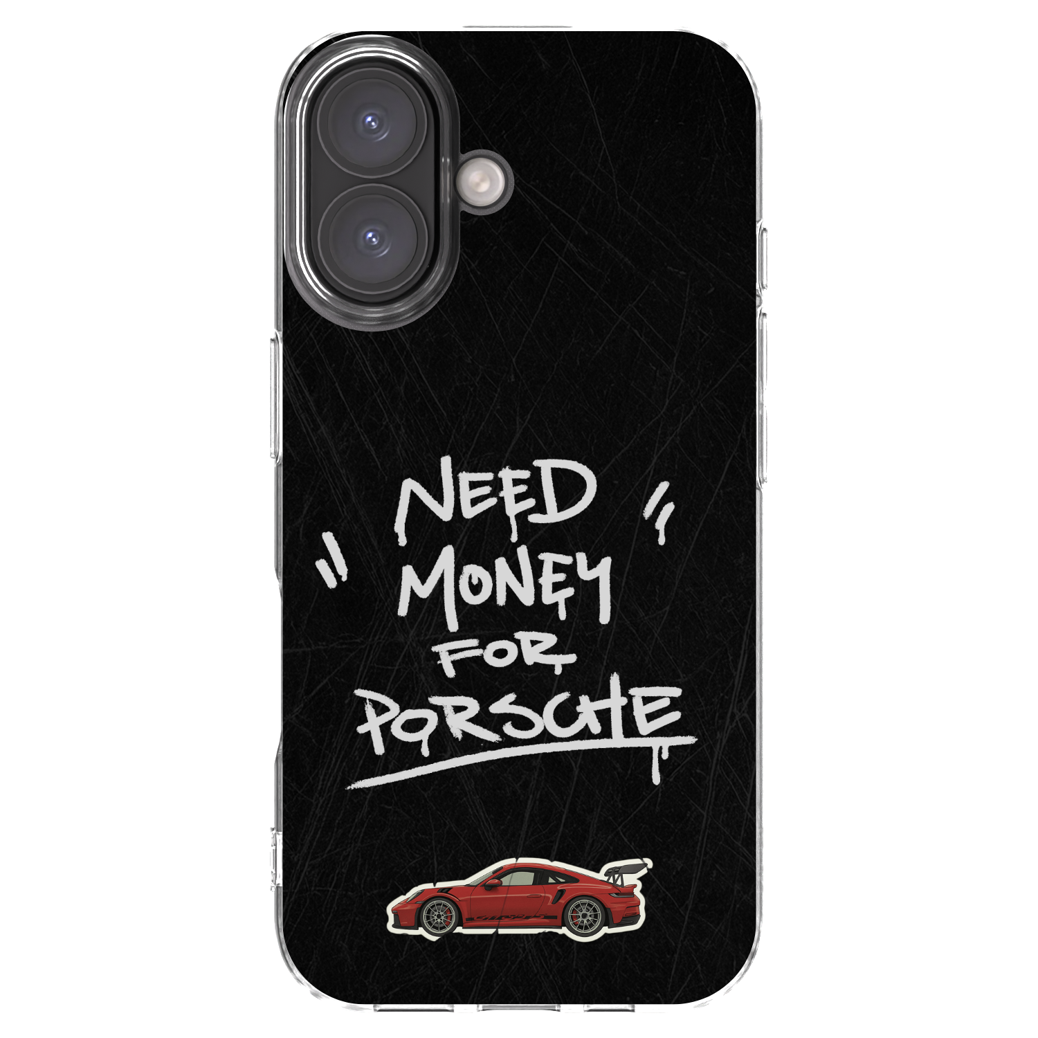 Picasee átlátszó szilikon tok az alábbi mobiltelefonokra Apple iPhone 16 - Dark Racer