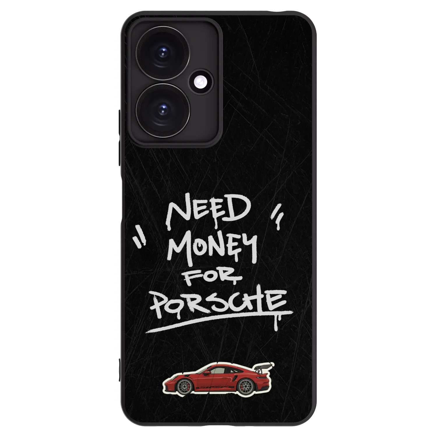 Picasee fekete szilikon tok az alábbi mobiltelefonokra Xiaomi Redmi 13C 5G - Dark Racer