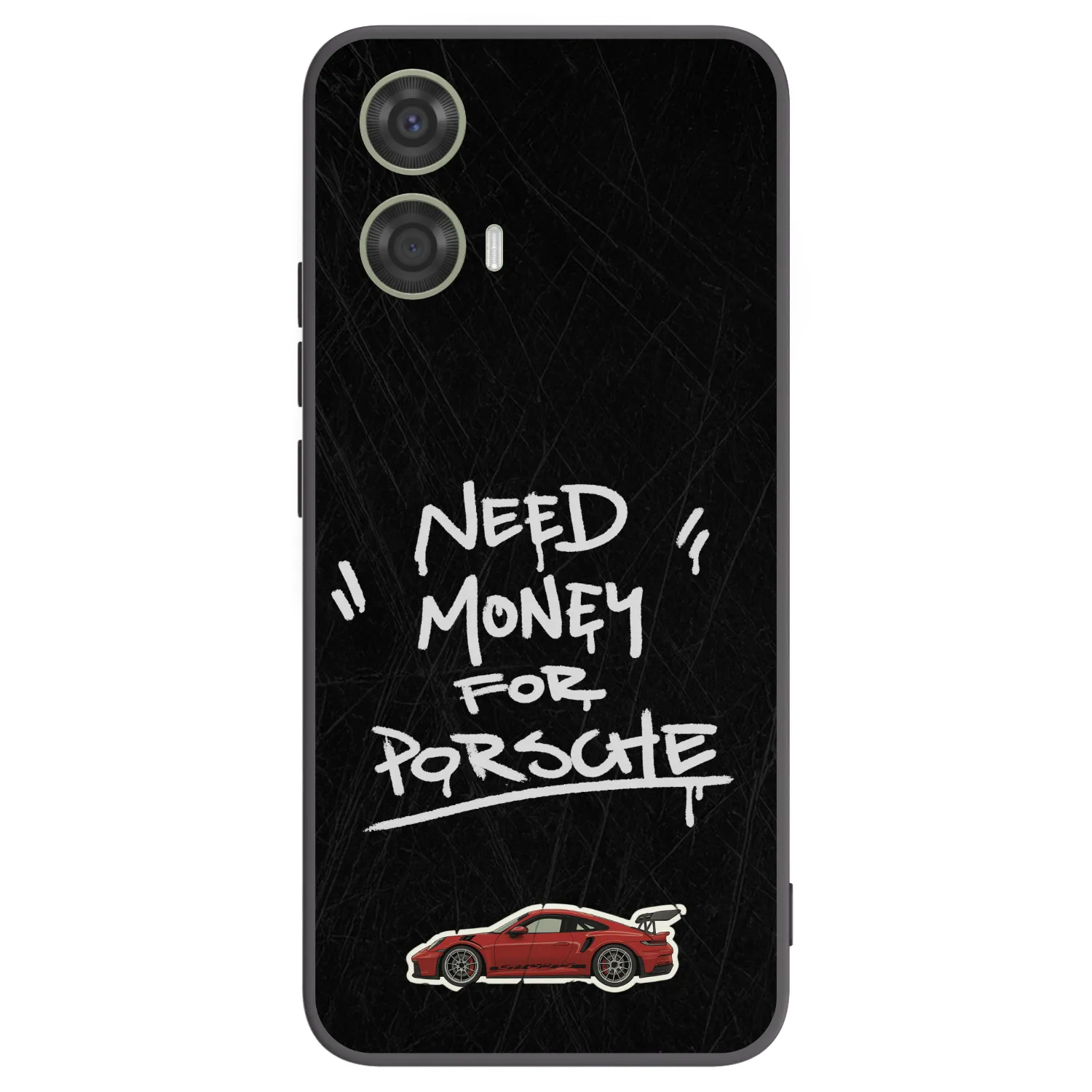 Picasee fekete szilikon tok az alábbi mobiltelefonokra Motorola Moto G24 - Dark Racer