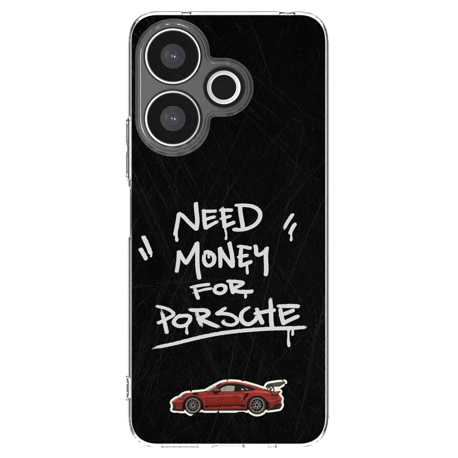 Picasee átlátszó szilikon tok az alábbi mobiltelefonokra Xiaomi Redmi 13 4G - Dark Racer