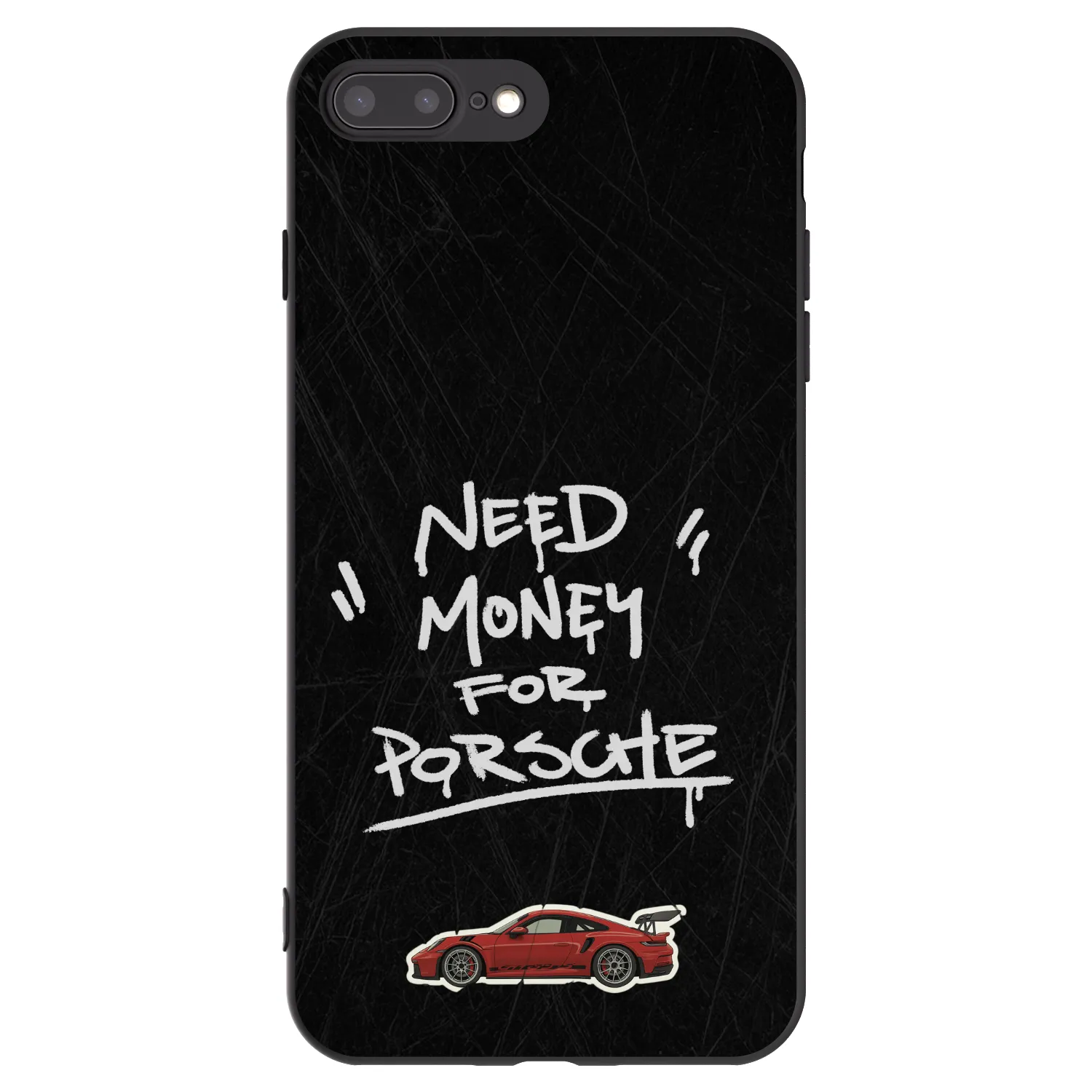 Picasee fekete szilikon tok az alábbi mobiltelefonokra Apple iPhone 8 Plus - Dark Racer