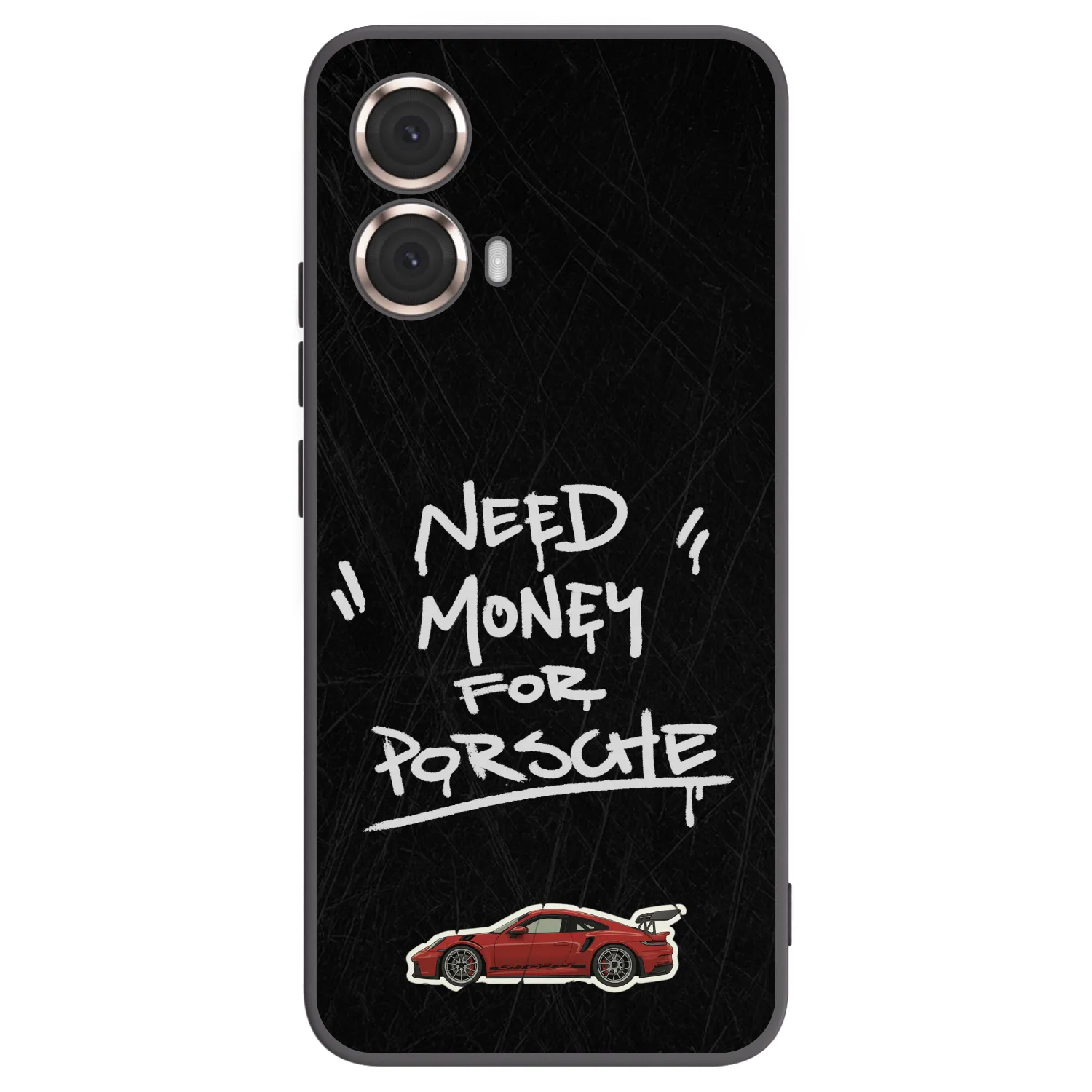 Picasee fekete szilikon tok az alábbi mobiltelefonokra Motorola Moto G85 - Dark Racer