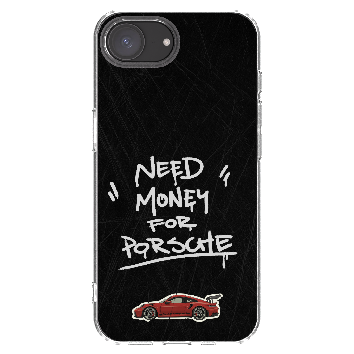Picasee átlátszó szilikon tok az alábbi mobiltelefonokra Apple iPhone 16e - Dark Racer