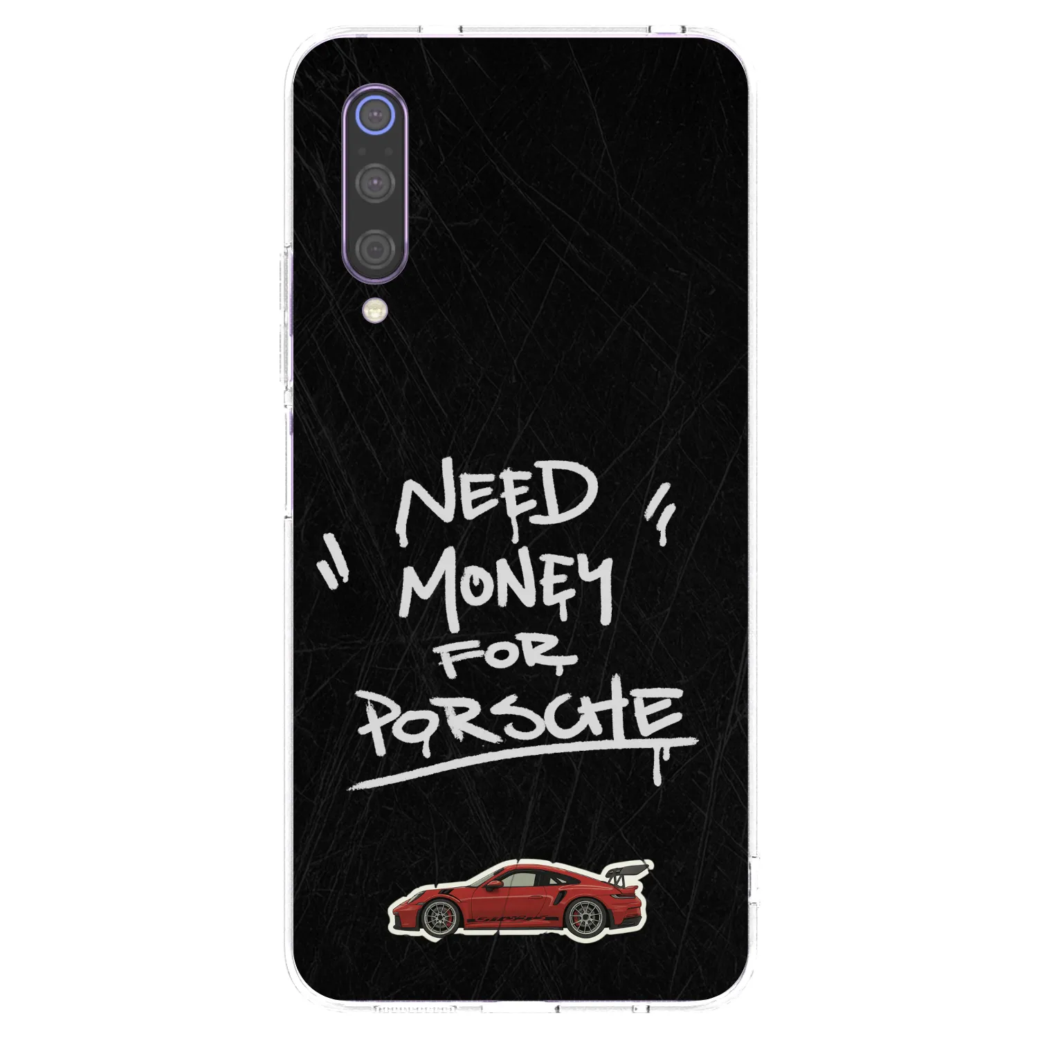 Picasee átlátszó szilikon tok az alábbi mobiltelefonokra Xiaomi Mi 9 - Dark Racer