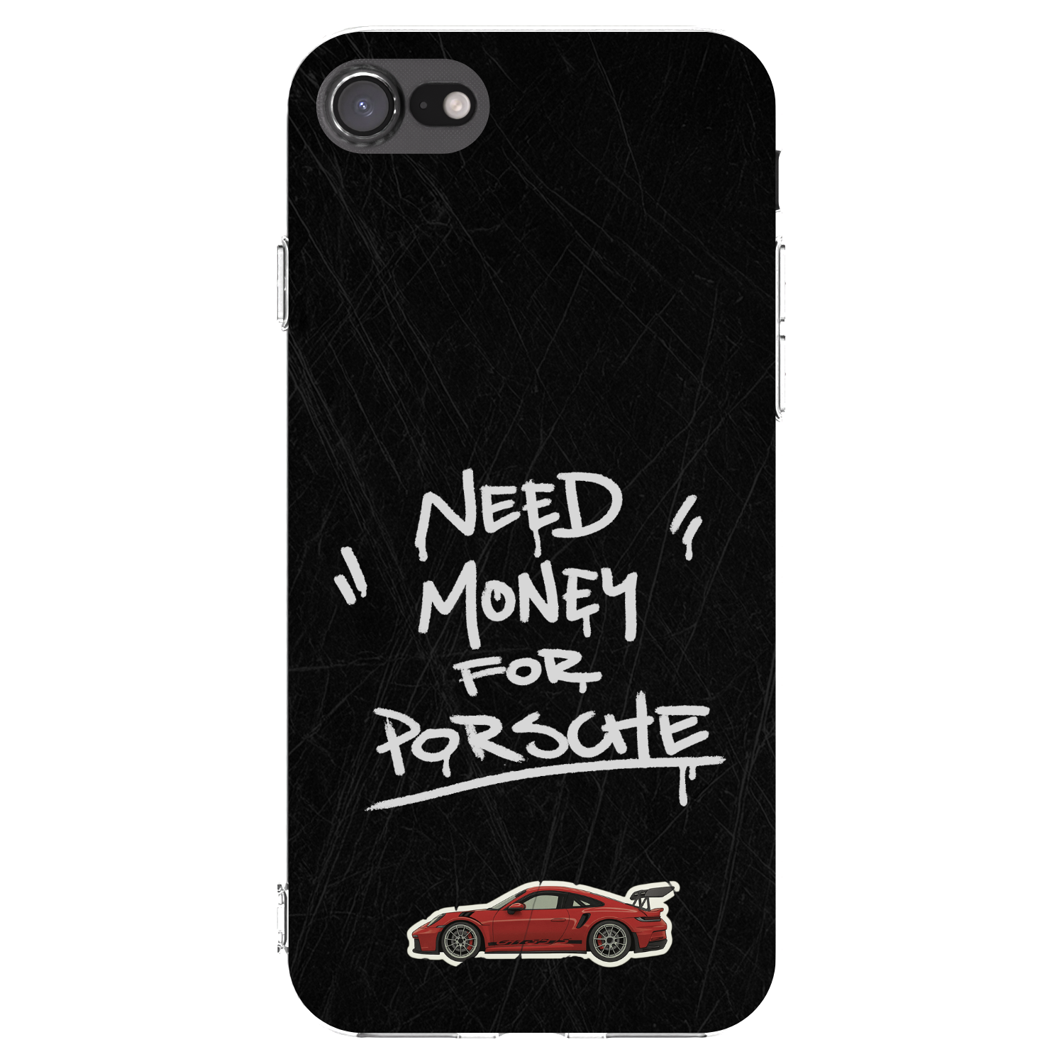 Picasee átlátszó szilikon tok az alábbi mobiltelefonokra Apple iPhone 7 - Dark Racer