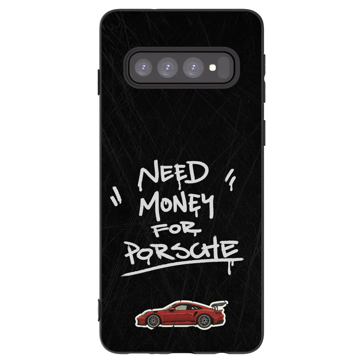 Picasee fekete szilikon tok az alábbi mobiltelefonokra Samsung Galaxy S10 G973 - Dark Racer
