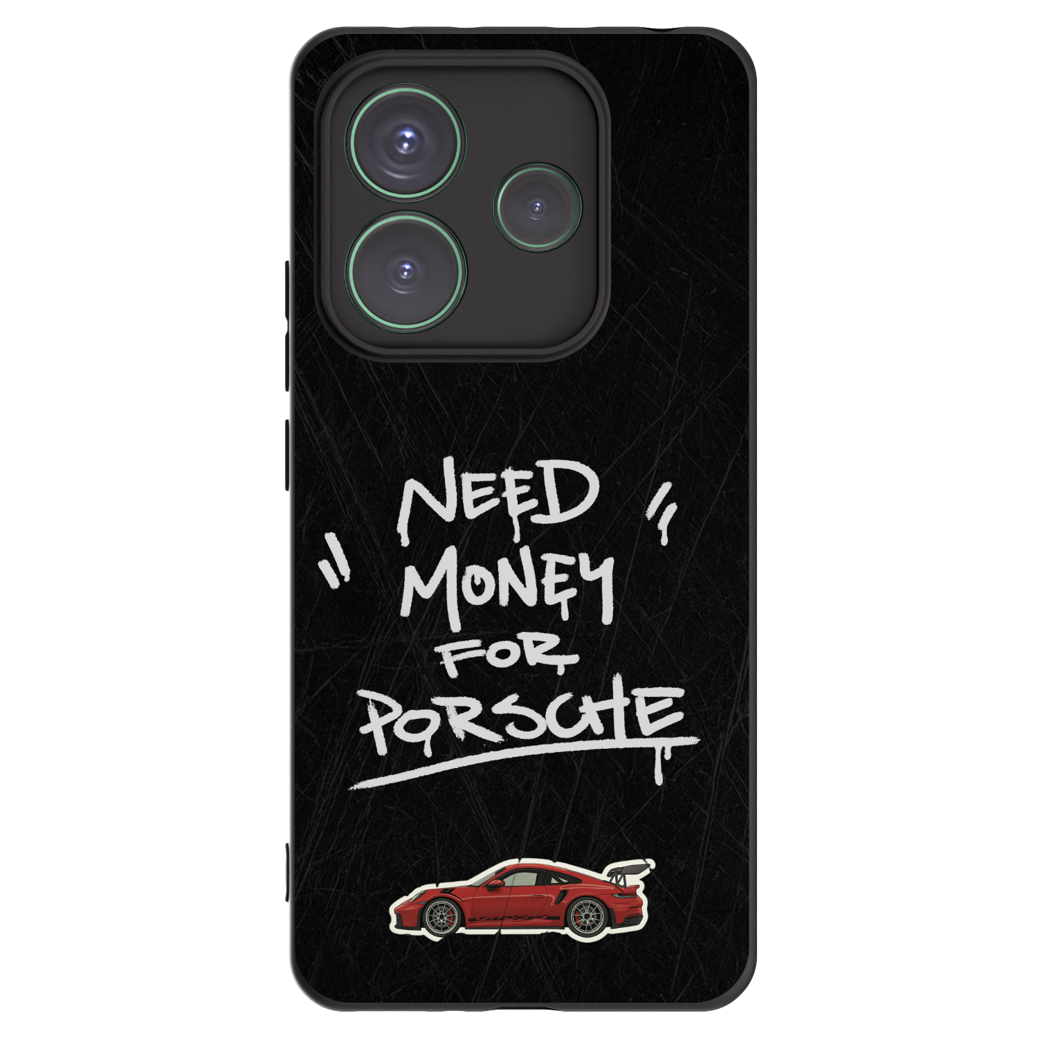 Picasee fekete szilikon tok az alábbi mobiltelefonokra Xiaomi Redmi Note 14 5G - Dark Racer