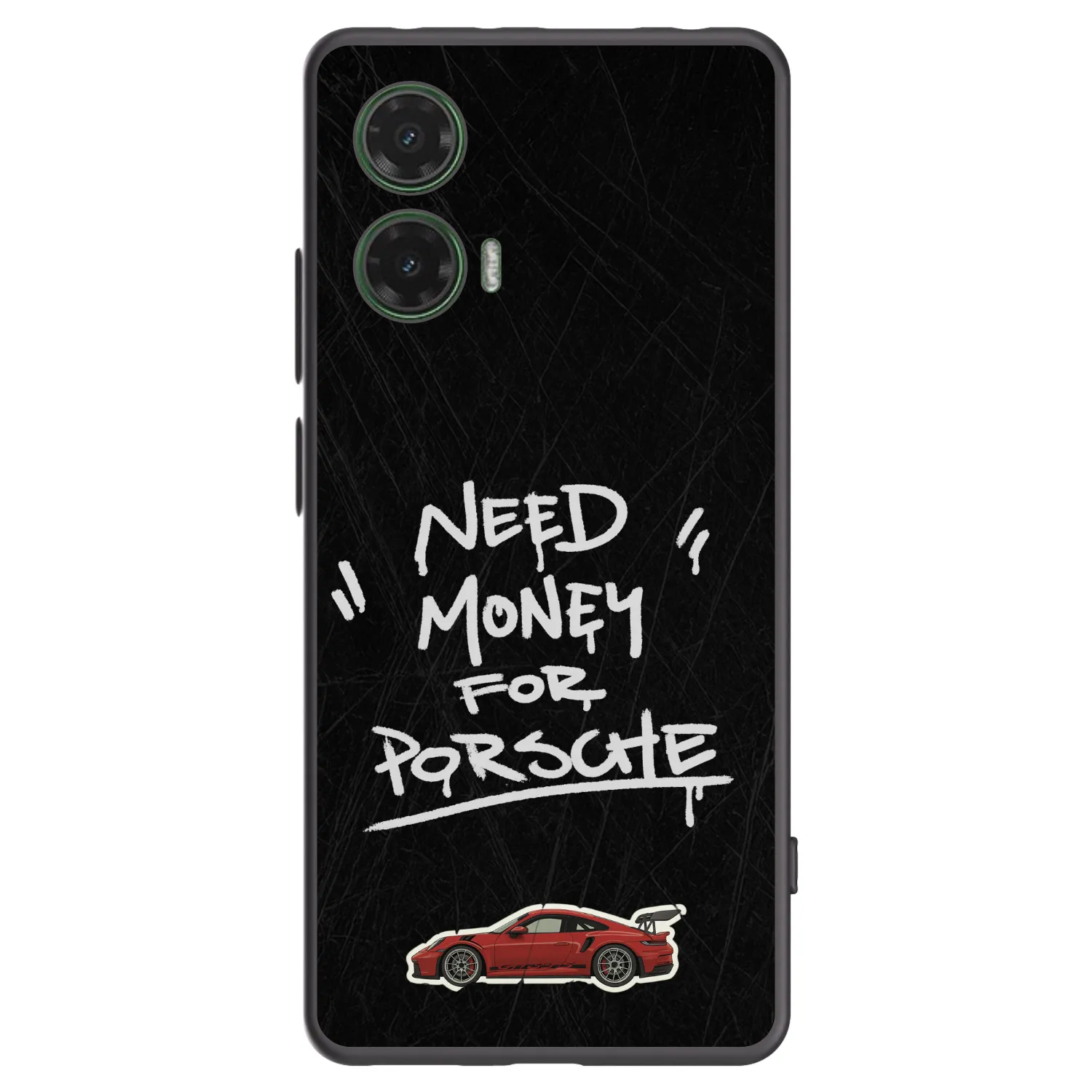 Picasee fekete szilikon tok az alábbi mobiltelefonokra Motorola Moto G35 5G - Dark Racer