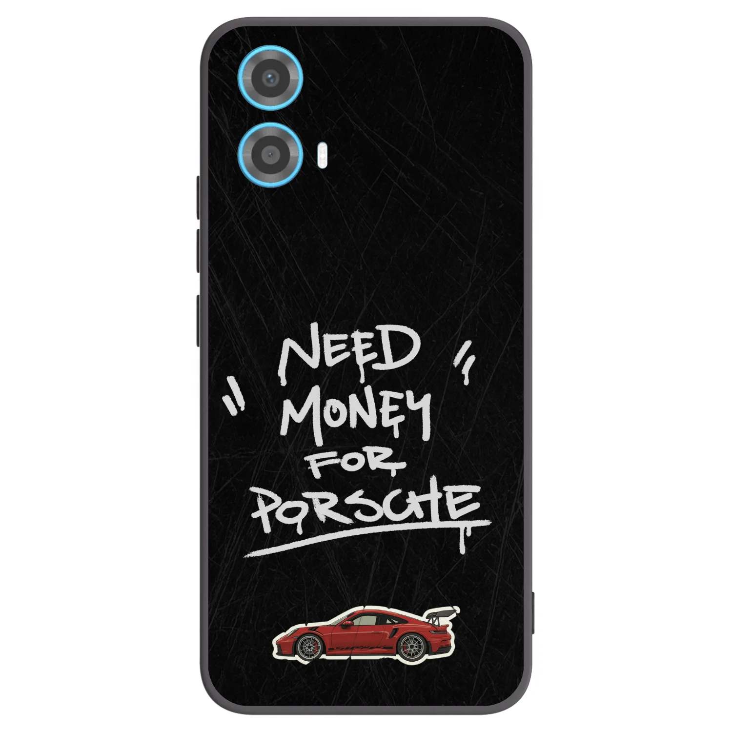 Picasee fekete szilikon tok az alábbi mobiltelefonokra Motorola Moto G34 5G - Dark Racer