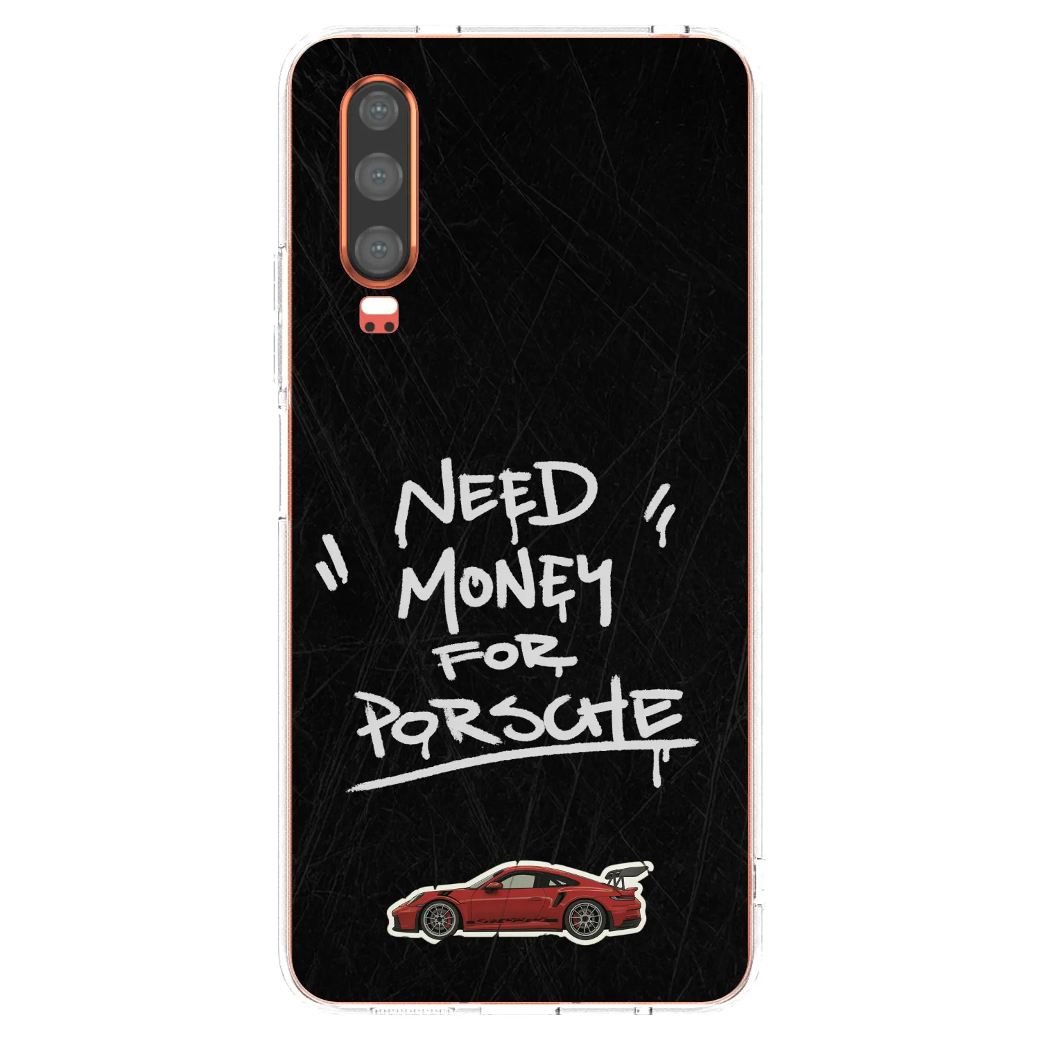 Picasee átlátszó szilikon tok az alábbi mobiltelefonokra Huawei P30 - Dark Racer