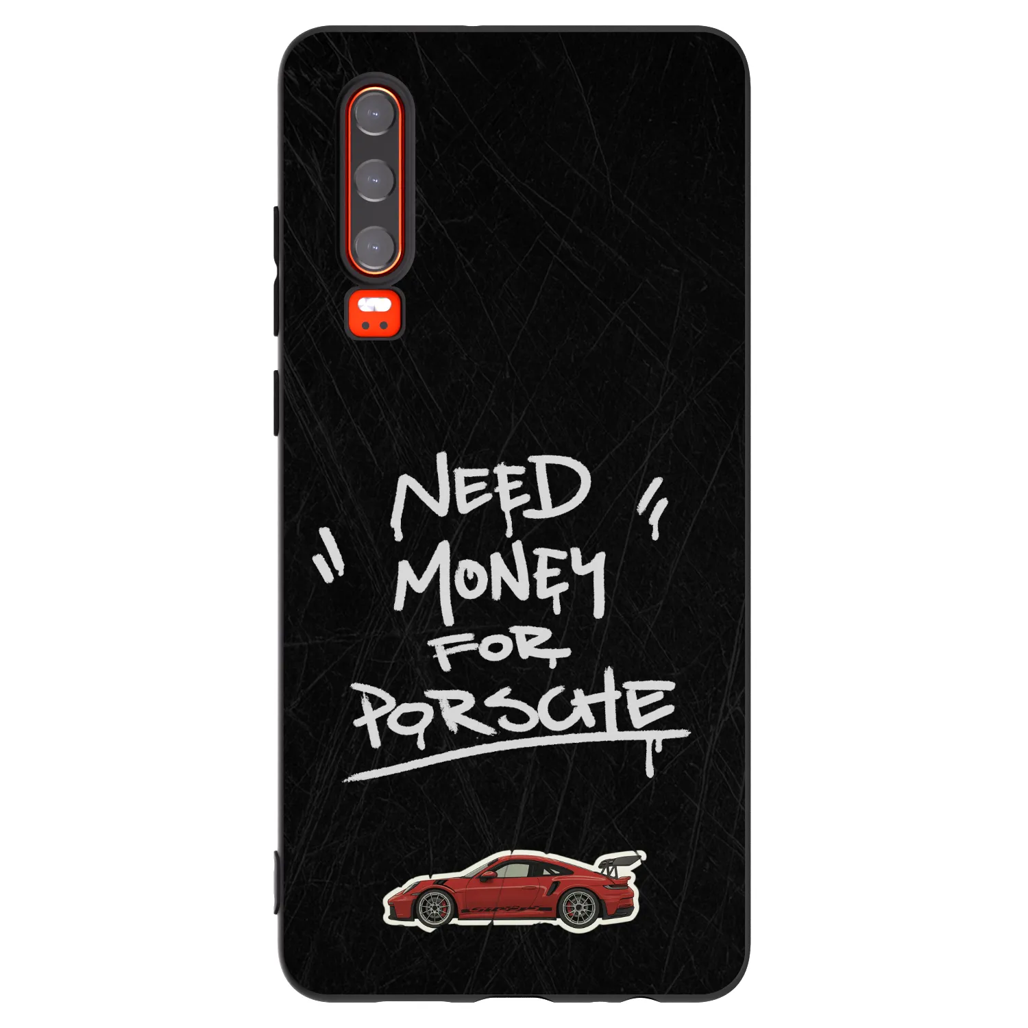 Picasee fekete szilikon tok az alábbi mobiltelefonokra Huawei P30 - Dark Racer