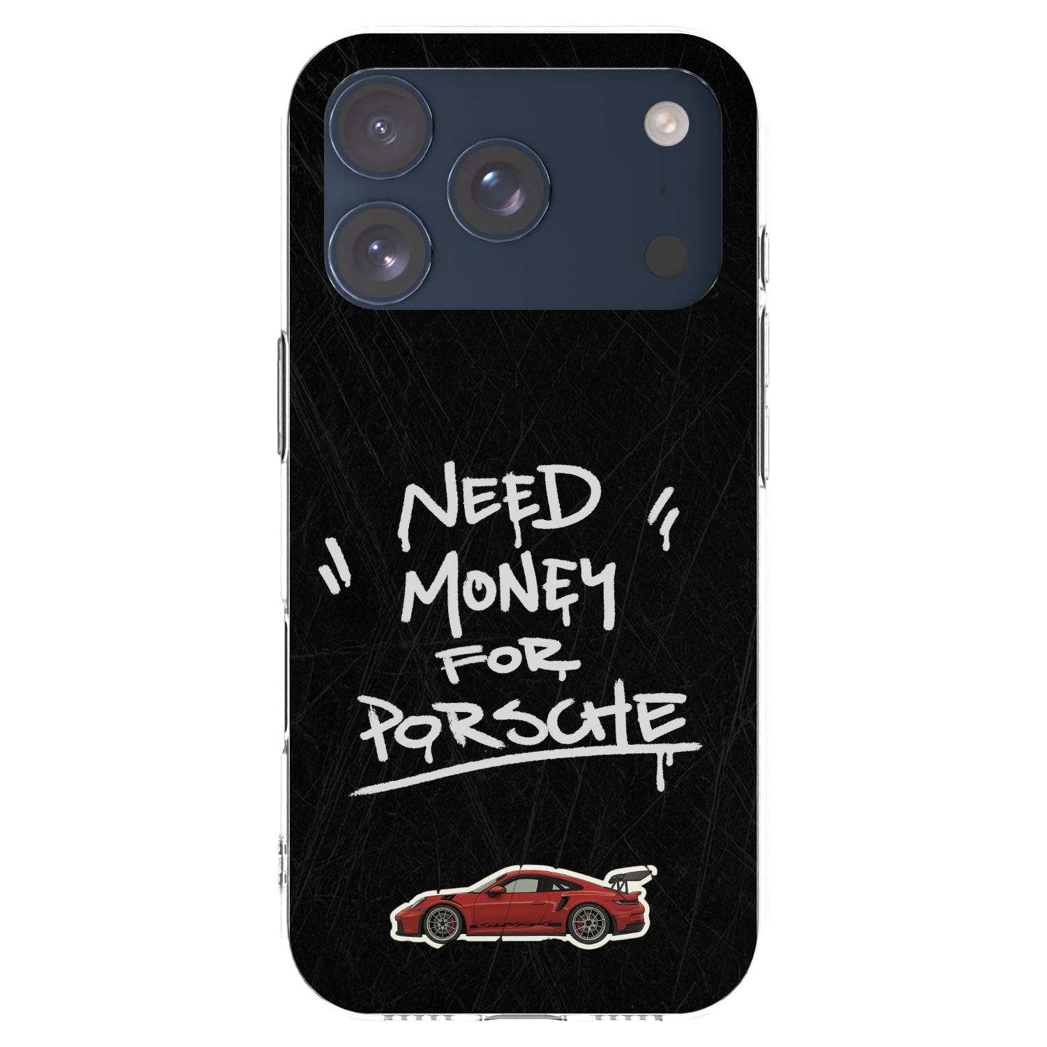 Picasee átlátszó szilikon tok az alábbi mobiltelefonokra Apple iPhone 17 Pro - Dark Racer
