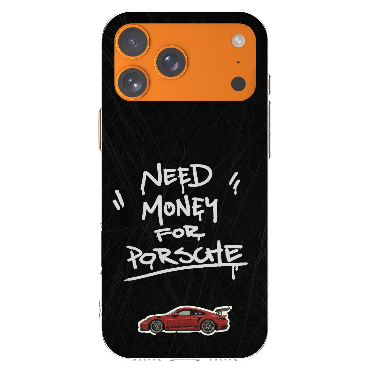 Picasee átlátszó szilikon tok az alábbi mobiltelefonokra Apple iPhone 17 Pro Max - Dark Racer