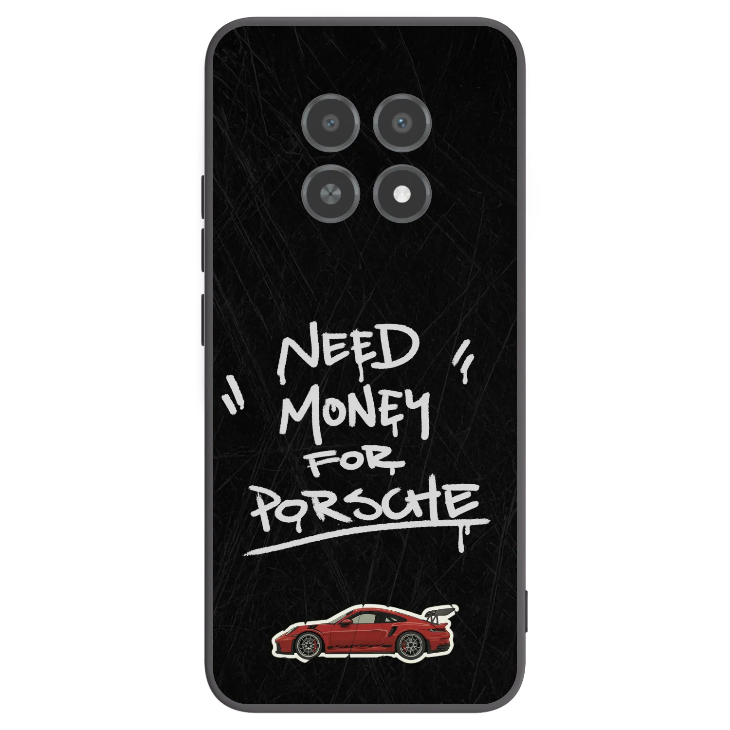 Picasee fekete szilikon tok az alábbi mobiltelefonokra Realme 12X - Dark Racer