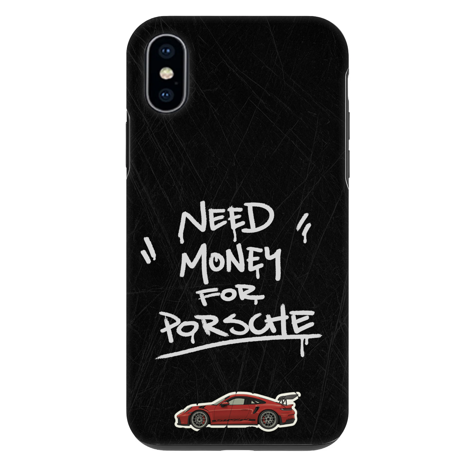 Picasee Fashion Case Apple iPhone X/XS - Dark Racer