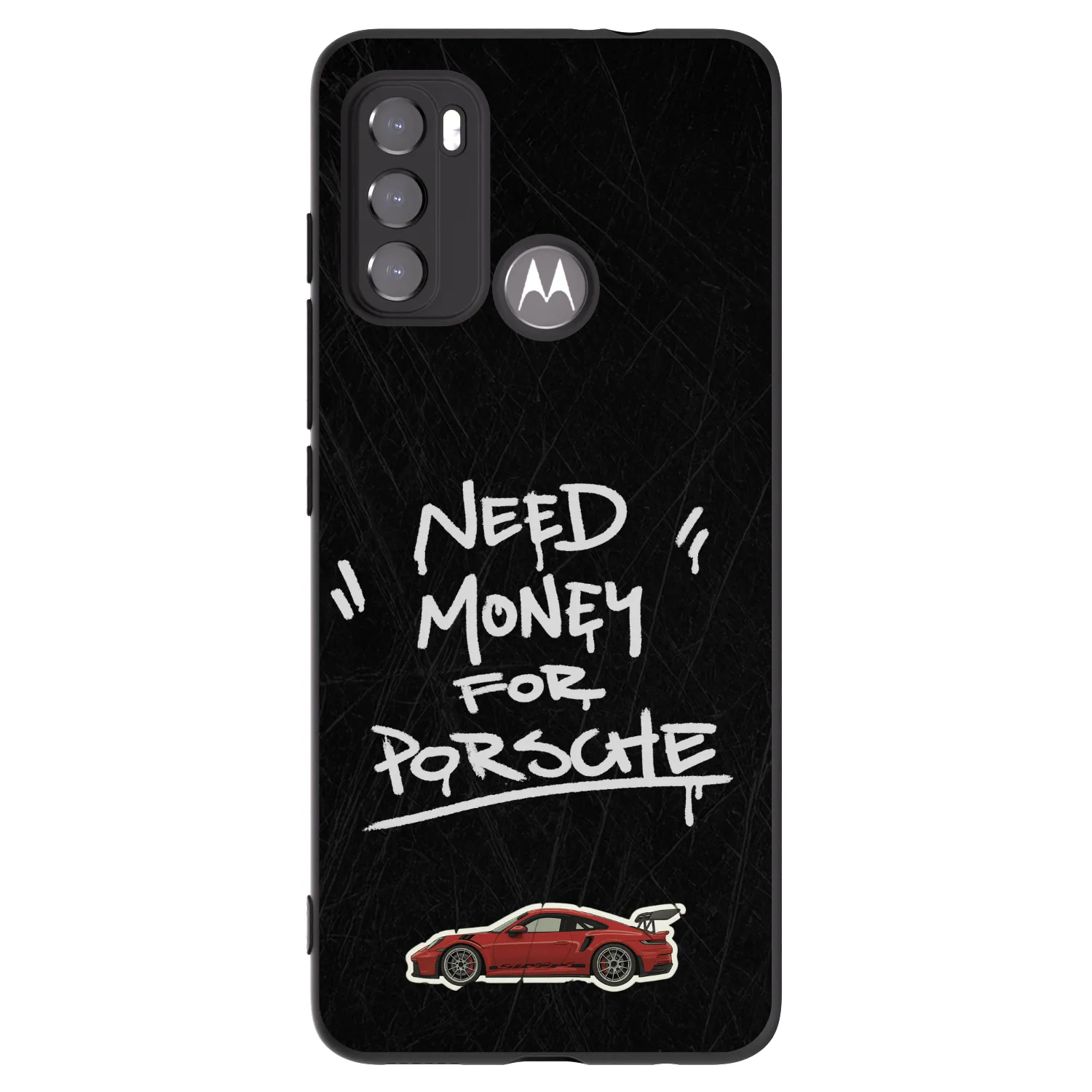 Picasee fekete szilikon tok az alábbi mobiltelefonokra Motorola Edge 60 5G - Dark Racer
