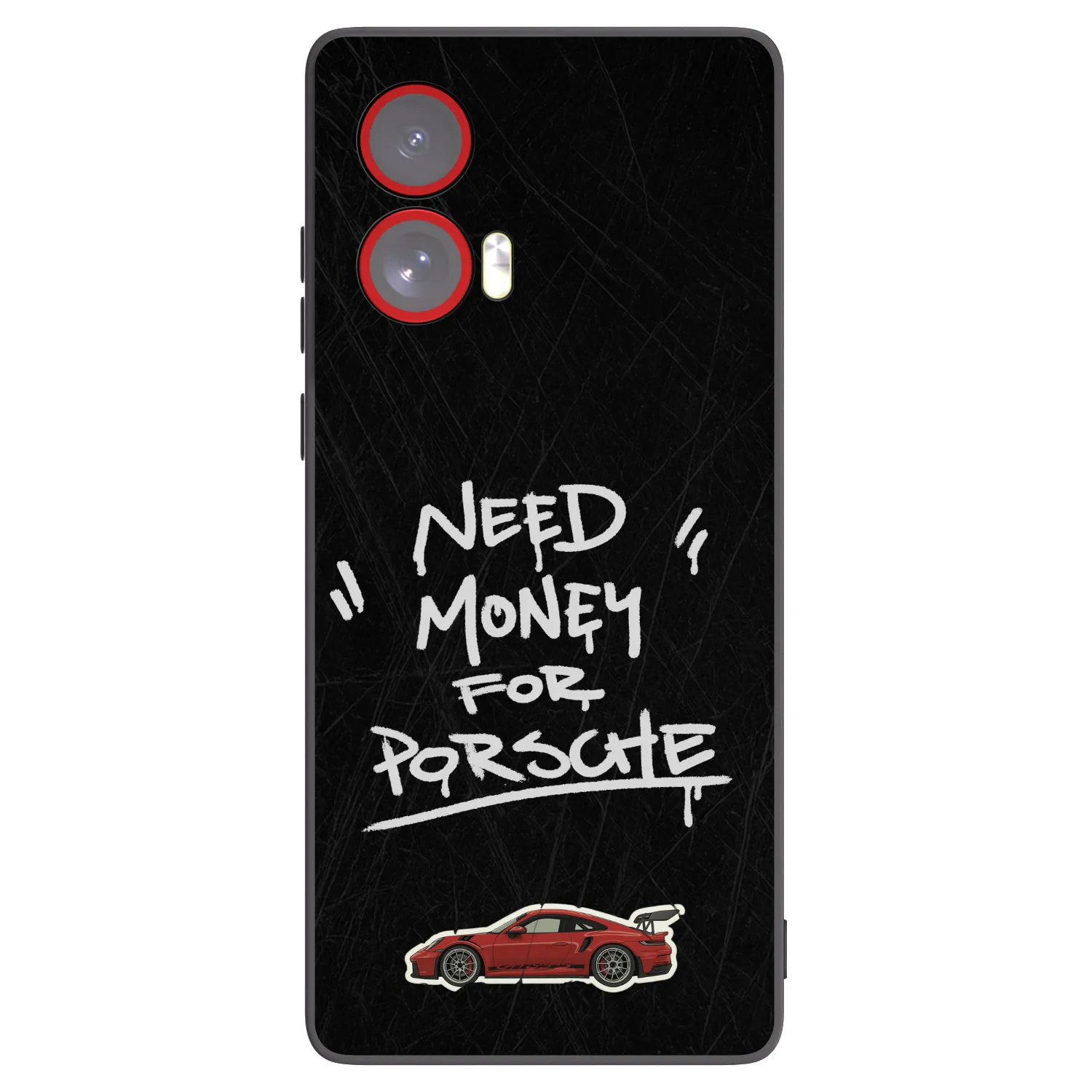 Picasee fekete szilikon tok az alábbi mobiltelefonokra Motorola Edge 50 Fusion - Dark Racer