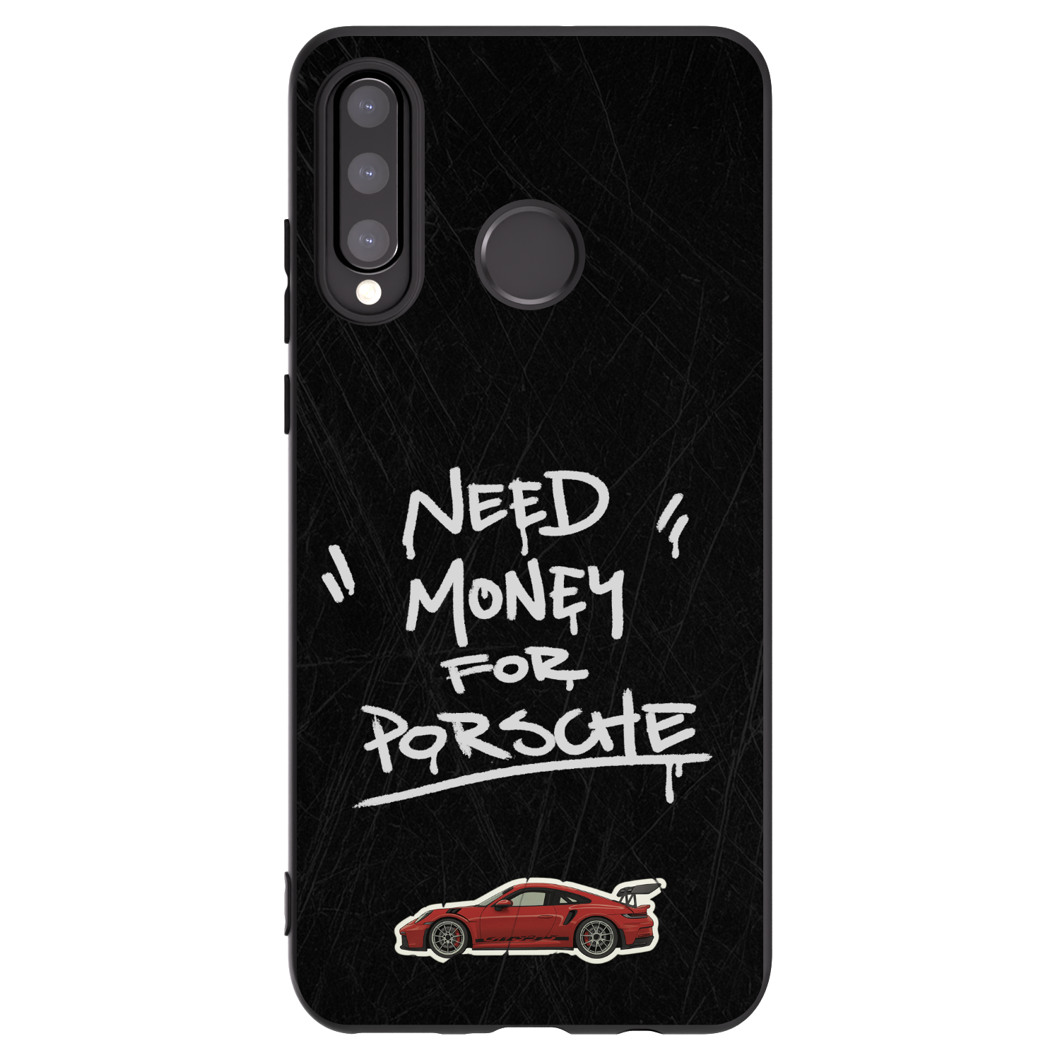 Picasee fekete szilikon tok az alábbi mobiltelefonokra Huawei P30 Lite - Dark Racer