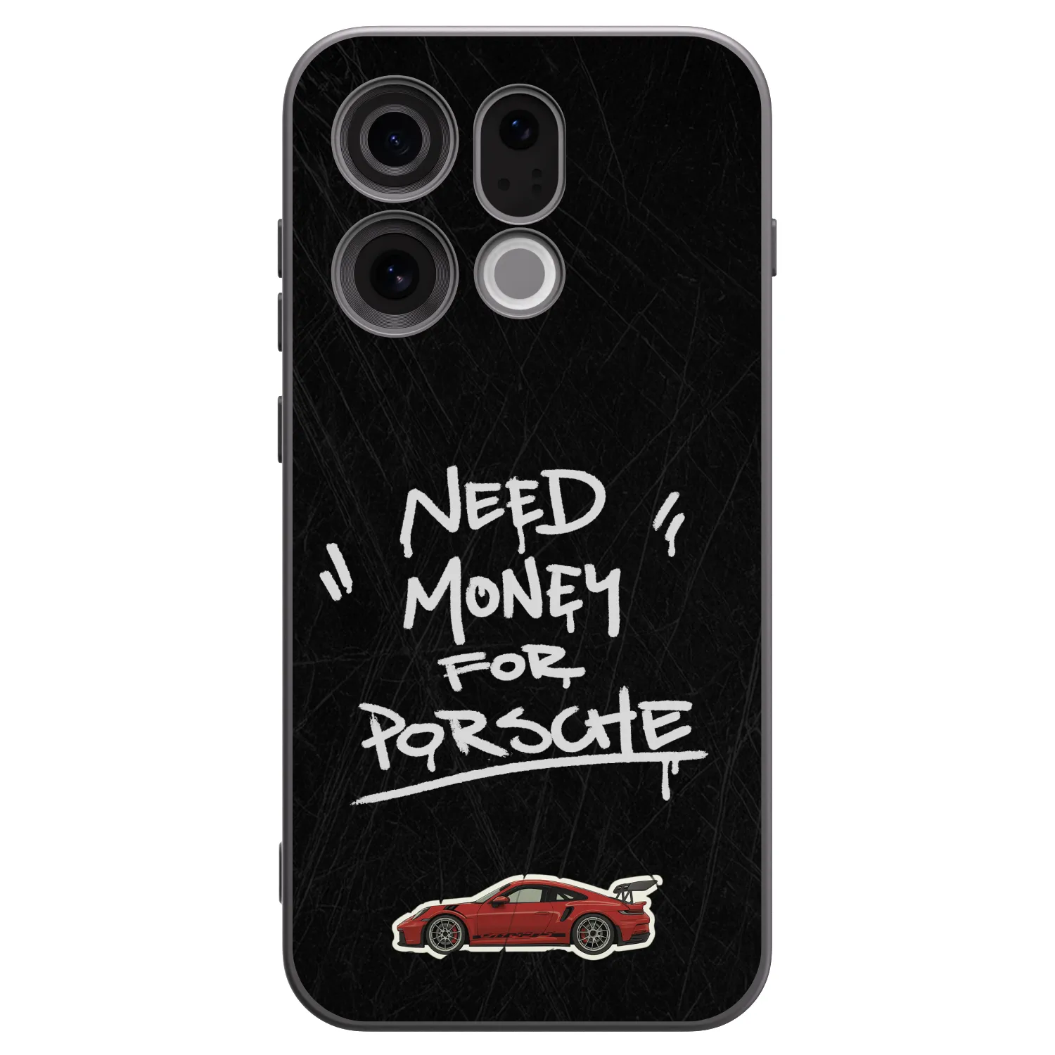 Picasee fekete szilikon tok az alábbi mobiltelefonokra OPPO Find X9 - Dark Racer