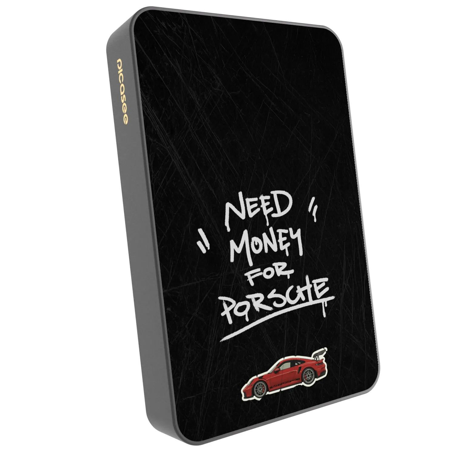 Picasee Powerbank MagSafe 10 000 mAh Szürke - Dark Racer