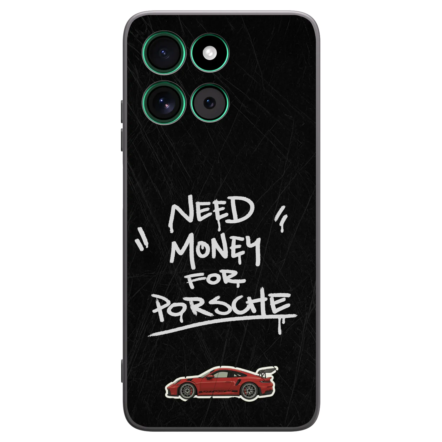 Picasee fekete szilikon tok az alábbi mobiltelefonokra Motorola Moto G57 Power - Dark Racer