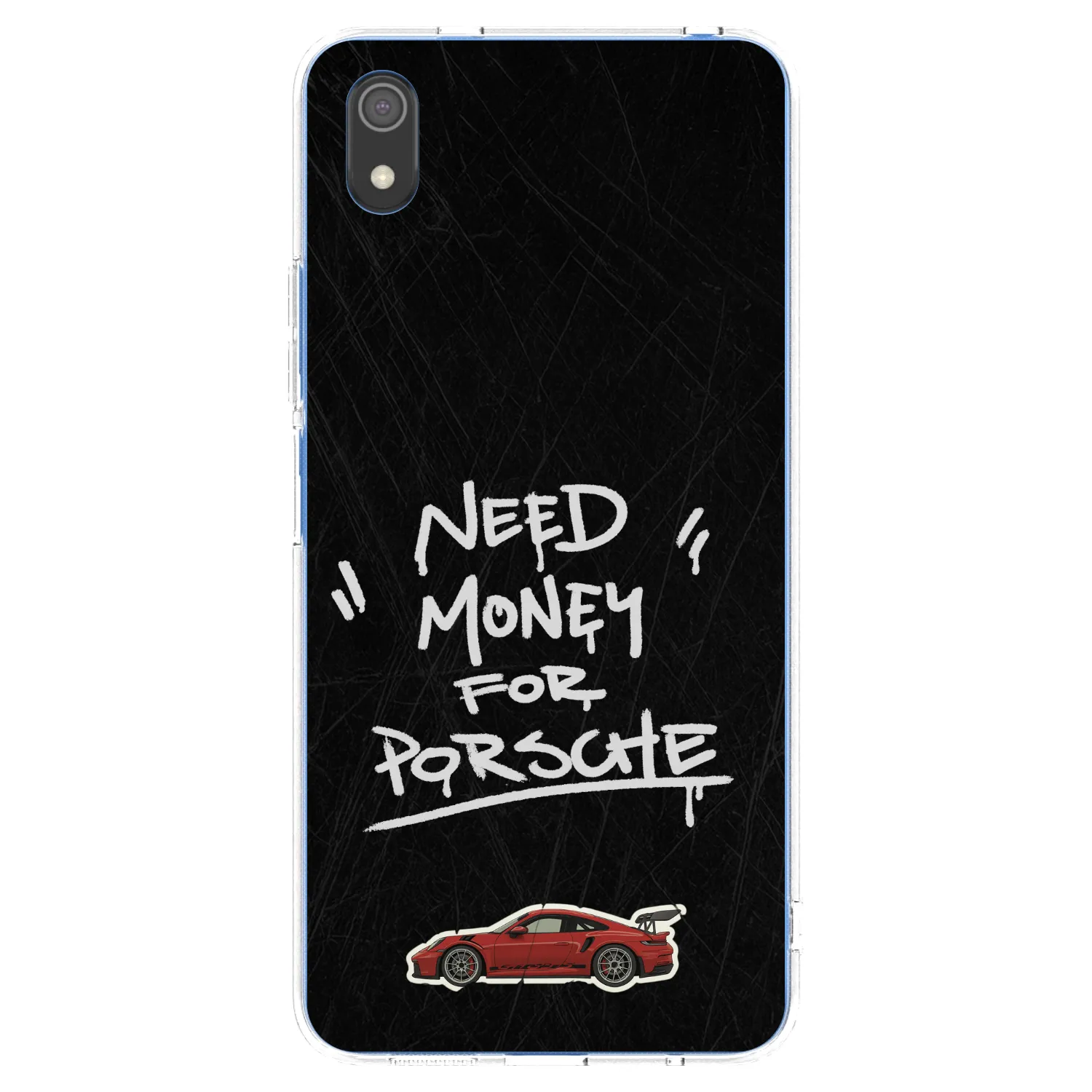 Picasee átlátszó szilikon tok az alábbi mobiltelefonokra Xiaomi Redmi 7A - Dark Racer