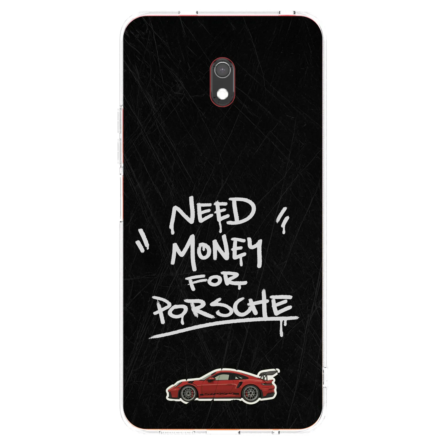 Picasee átlátszó szilikon tok az alábbi mobiltelefonokra Xiaomi Redmi 8A - Dark Racer