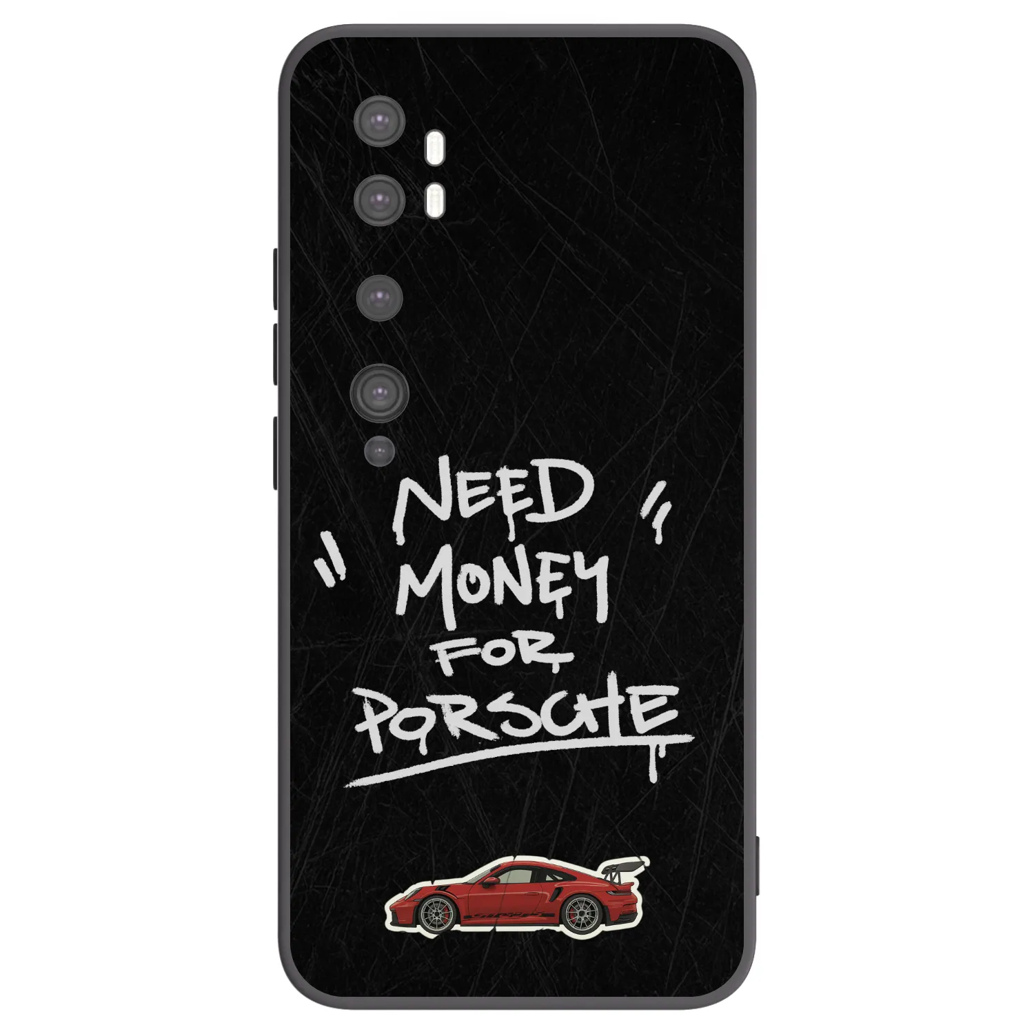 Picasee fekete szilikon tok az alábbi mobiltelefonokra Xiaomi Mi Note 10 (Pro) - Dark Racer