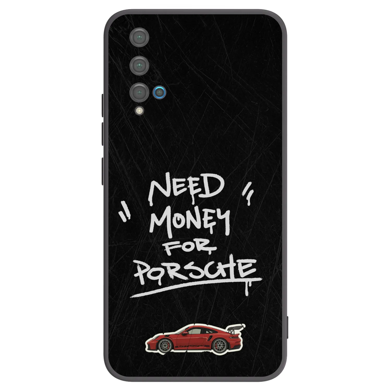 Picasee fekete szilikon tok az alábbi mobiltelefonokra Huawei Nova 5T - Dark Racer