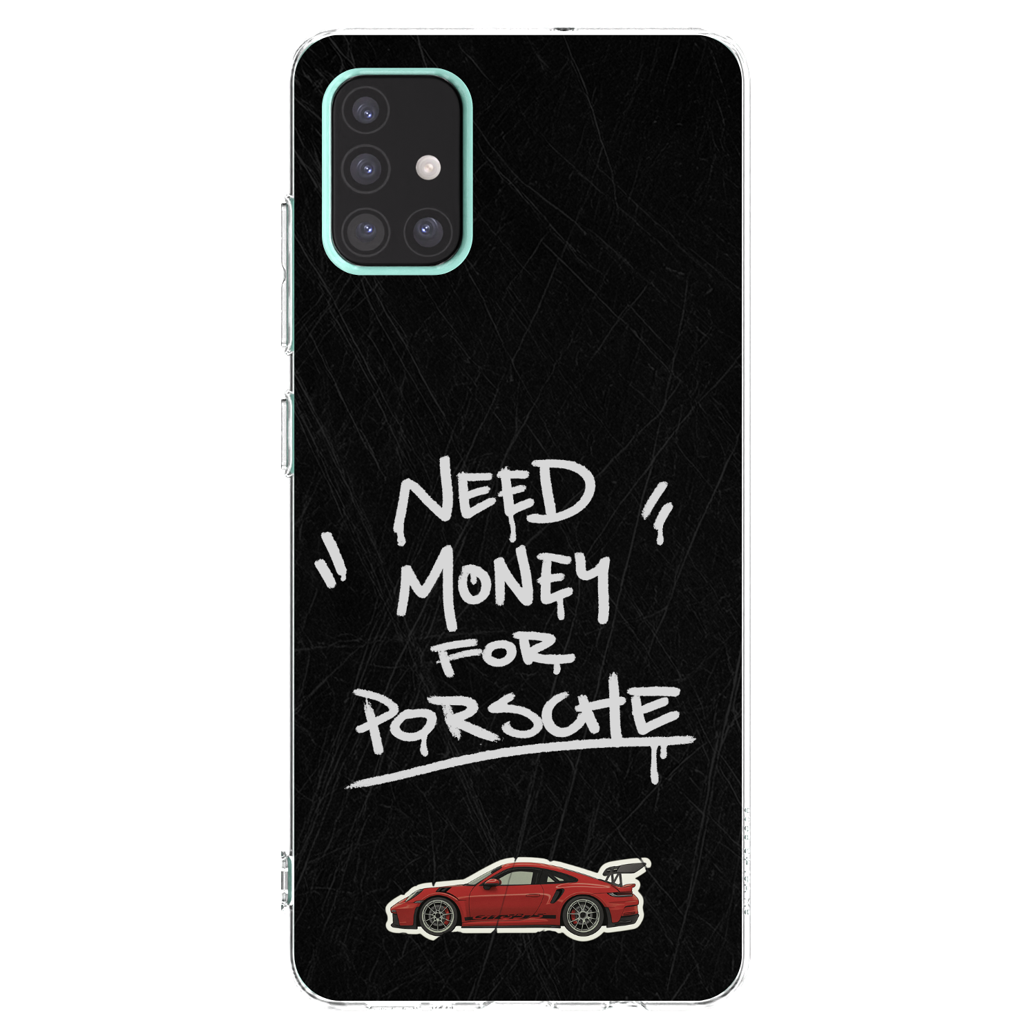 Picasee átlátszó szilikon tok az alábbi mobiltelefonokra Samsung Galaxy A51 A515F - Dark Racer