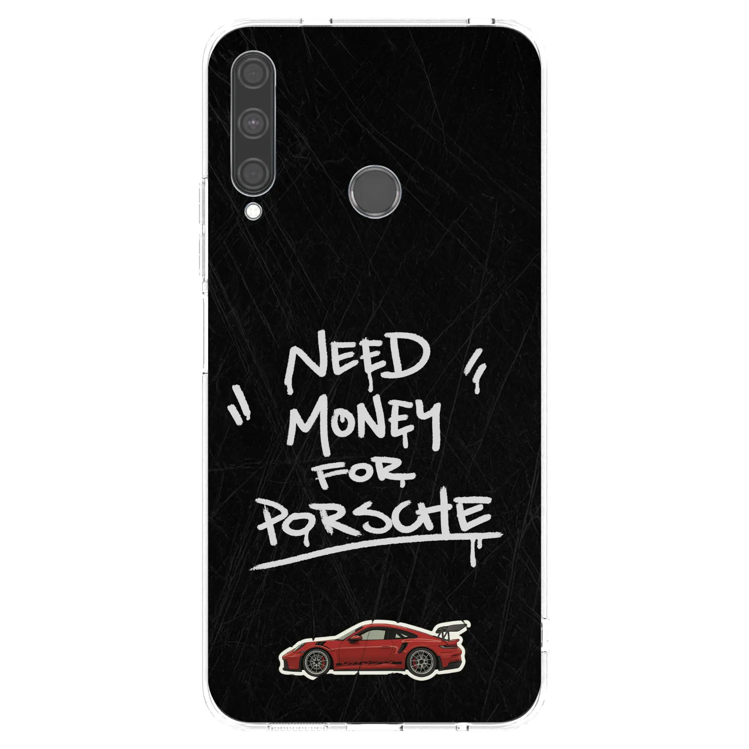 Picasee átlátszó szilikon tok az alábbi mobiltelefonokra Huawei P40 Lite E - Dark Racer