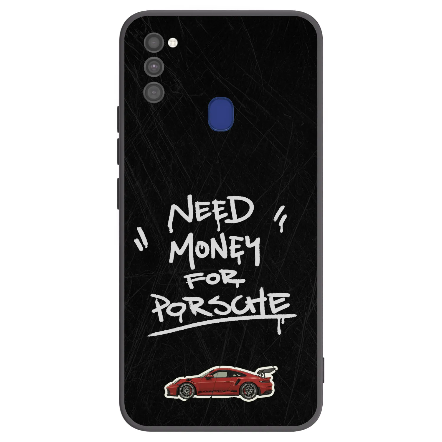 Picasee fekete szilikon tok az alábbi mobiltelefonokra Samsung Galaxy M21 M215F - Dark Racer