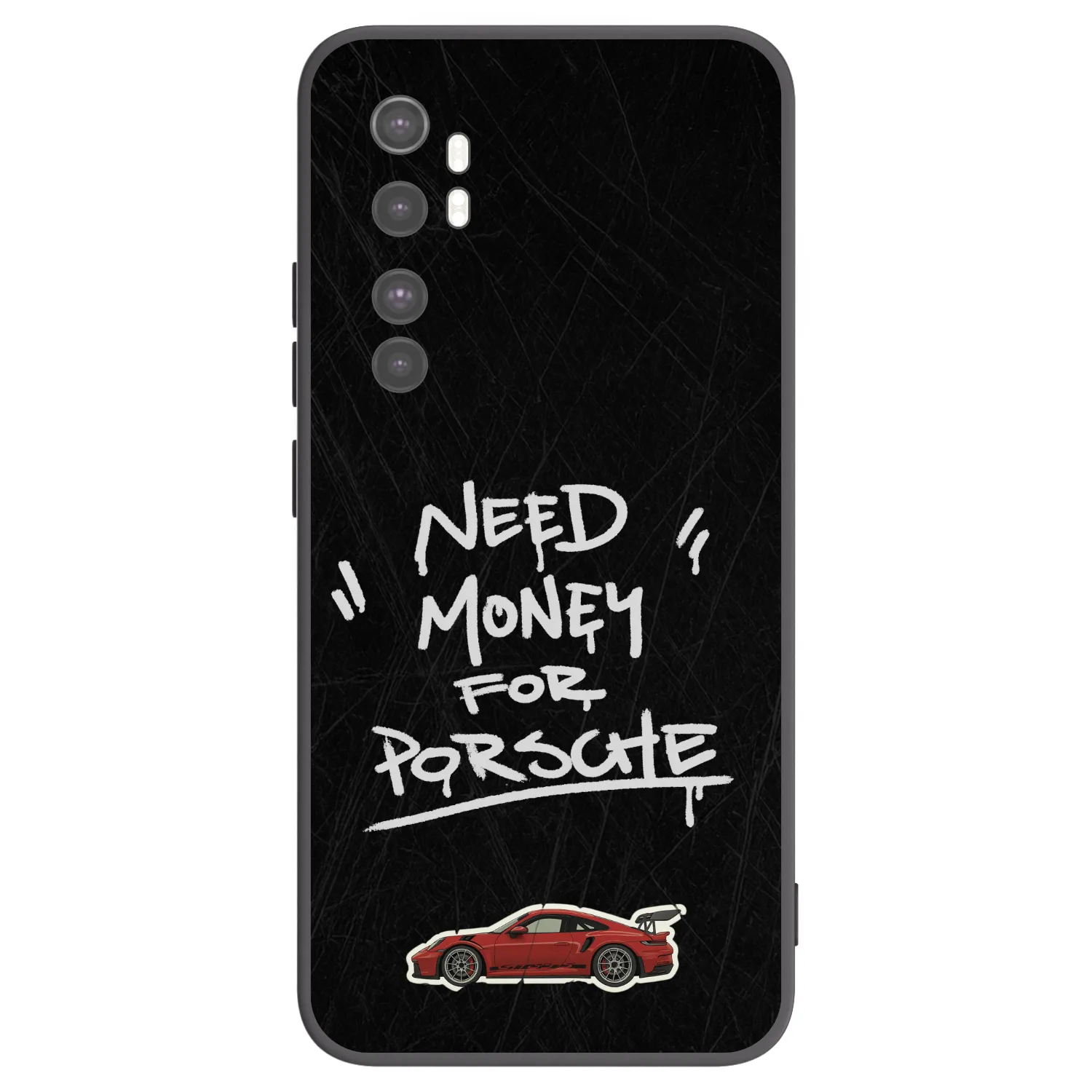 Picasee fekete szilikon tok az alábbi mobiltelefonokra Xiaomi Mi Note 10 Lite - Dark Racer